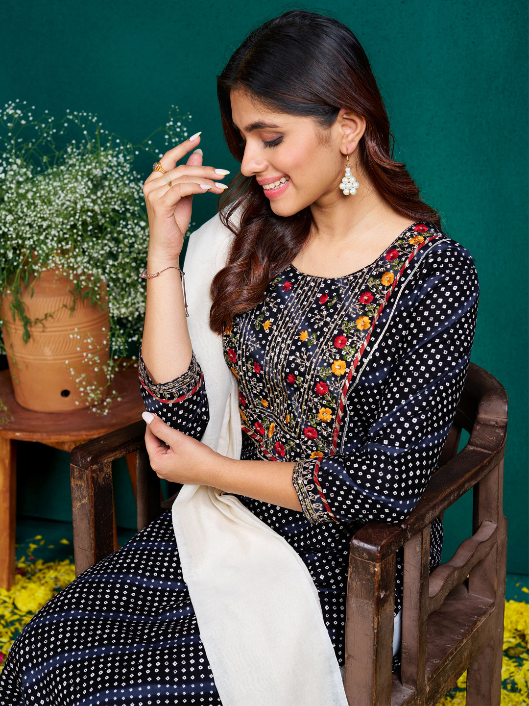 Dupatta Pant Set