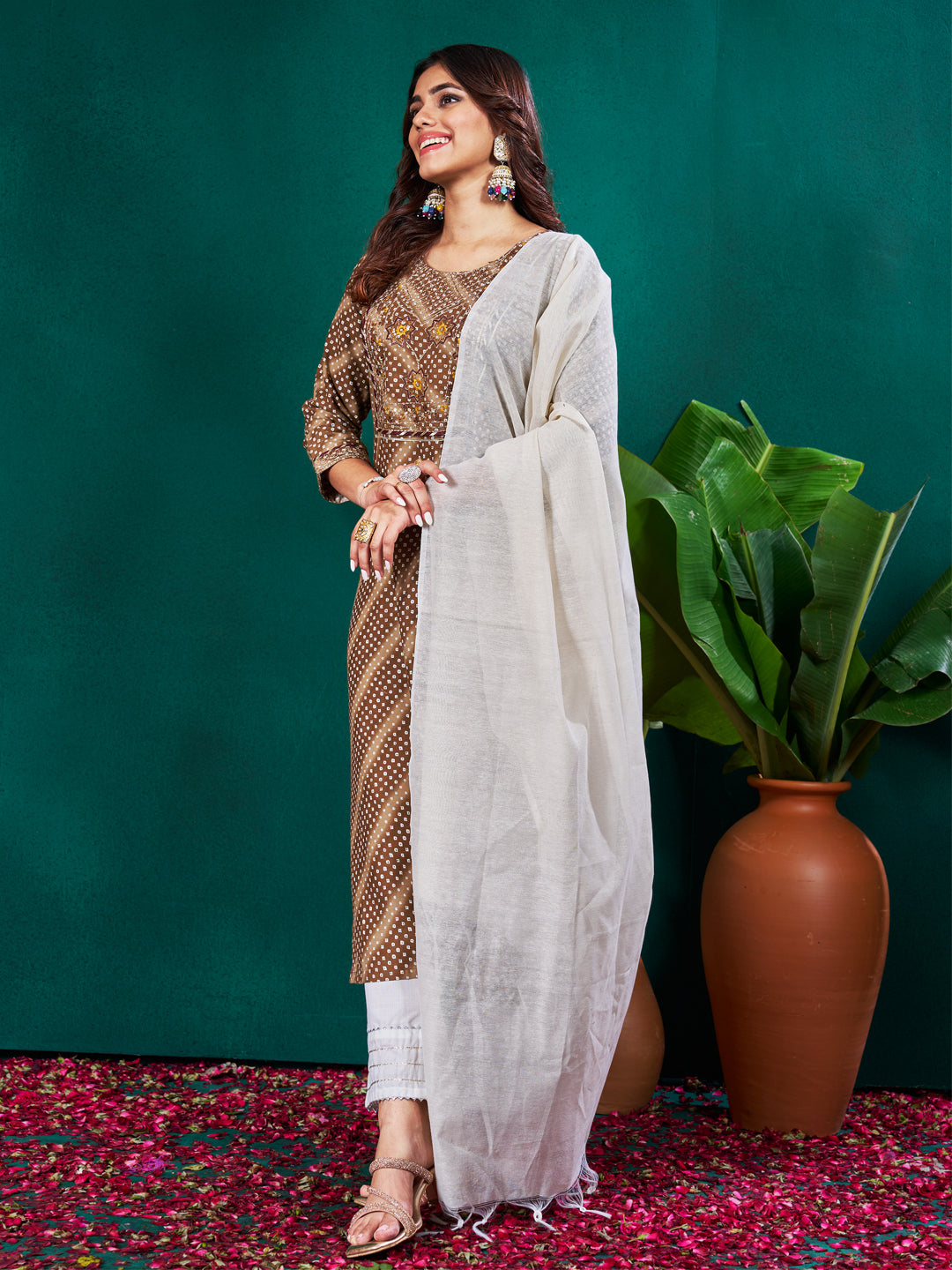 Dupatta Pant Set