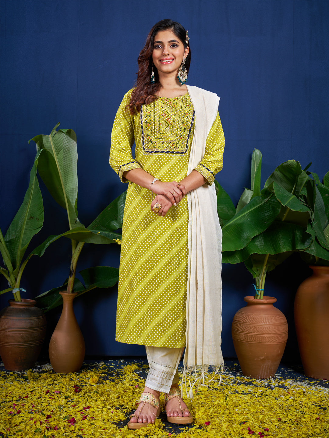 Dupatta Pant Set