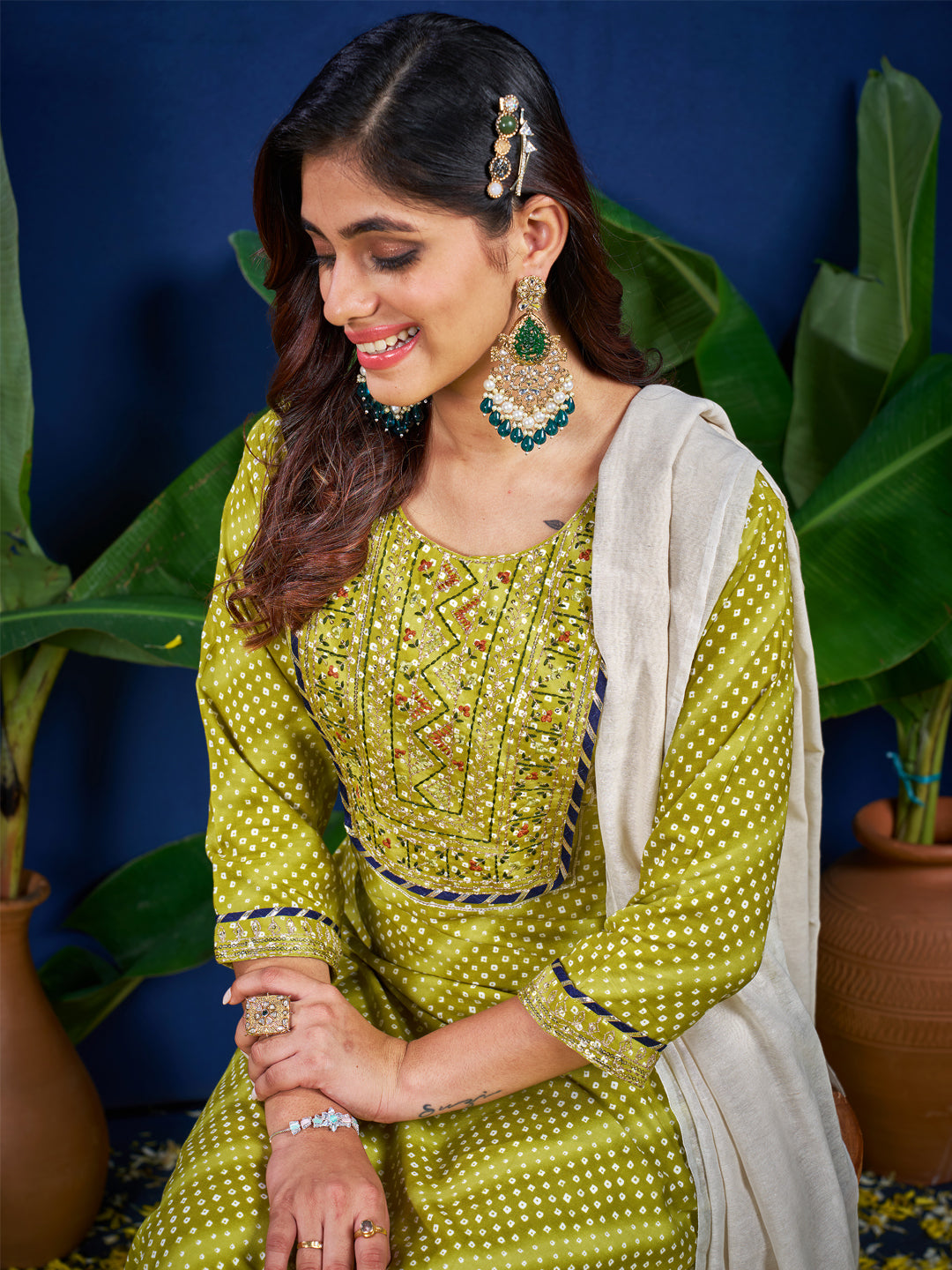 Dupatta Pant Set