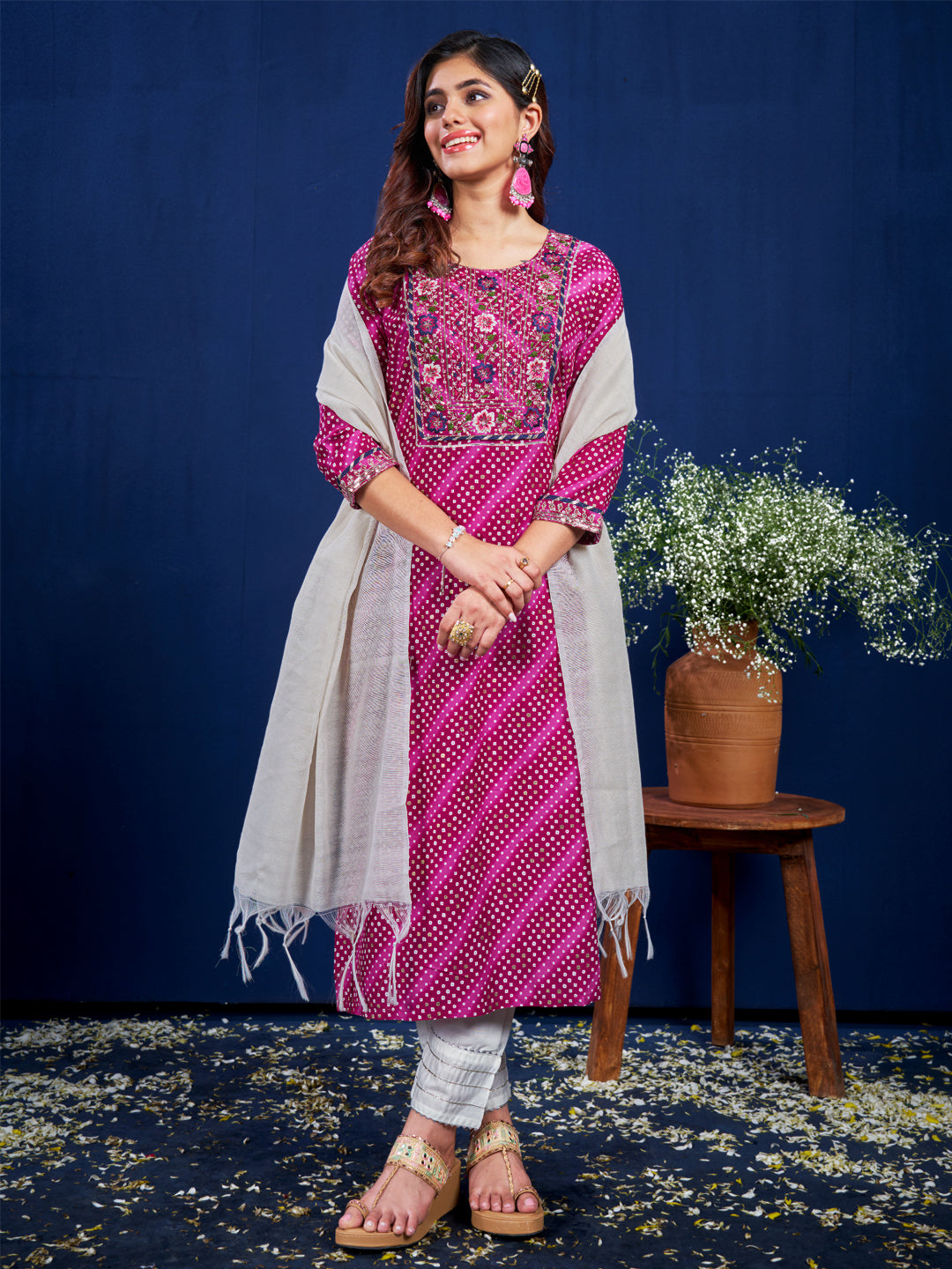 Dupatta Pant Set