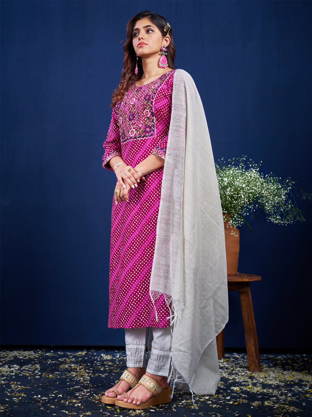 Dupatta Pant Set