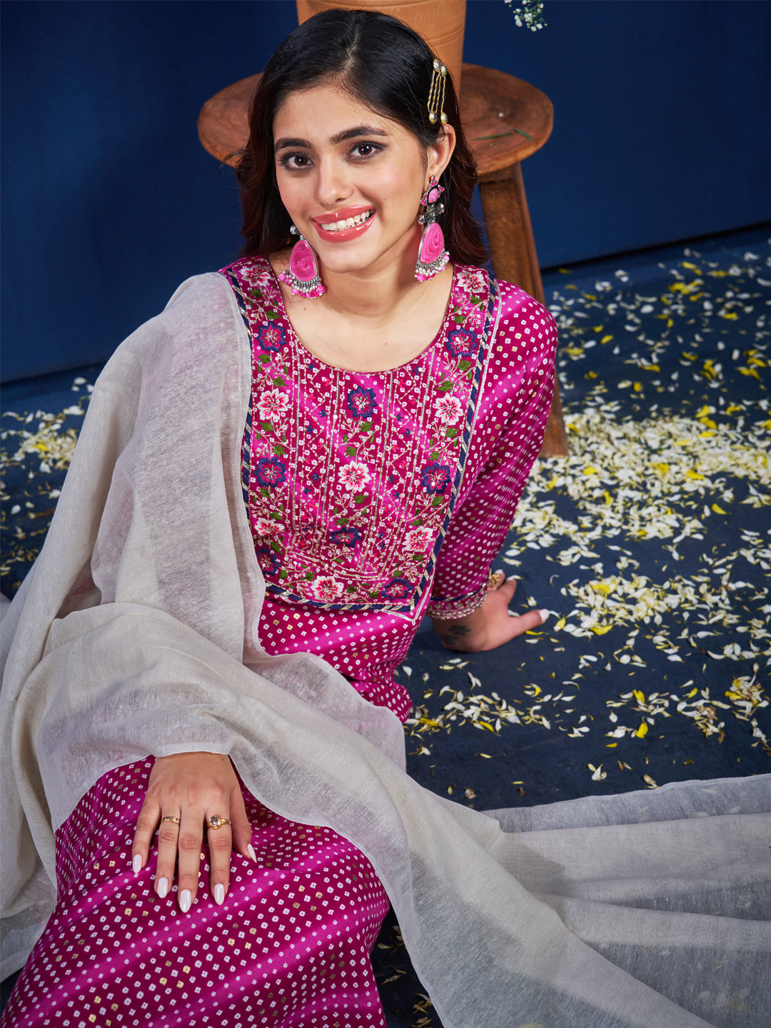 Dupatta Pant Set