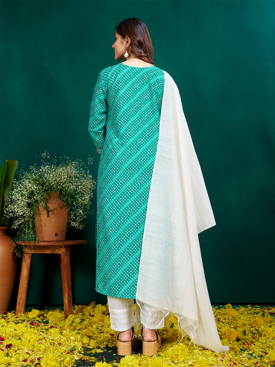 Dupatta Pant Set