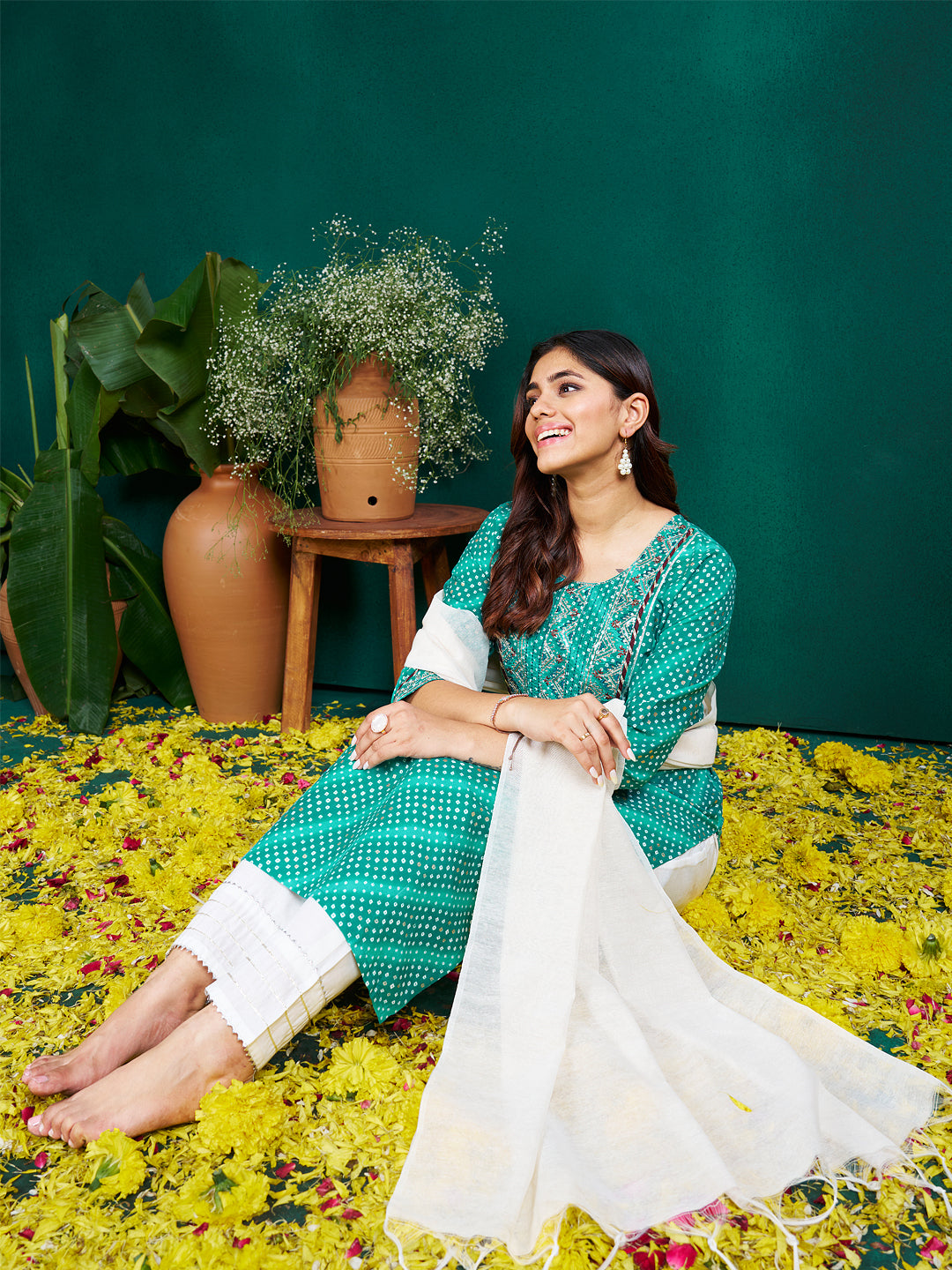 Dupatta Pant Set