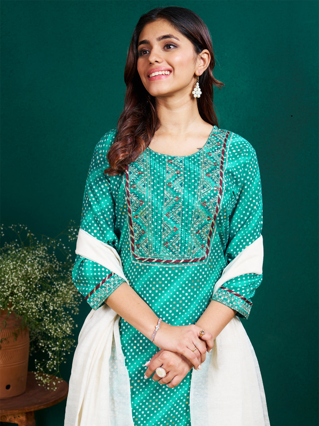 Dupatta Pant Set