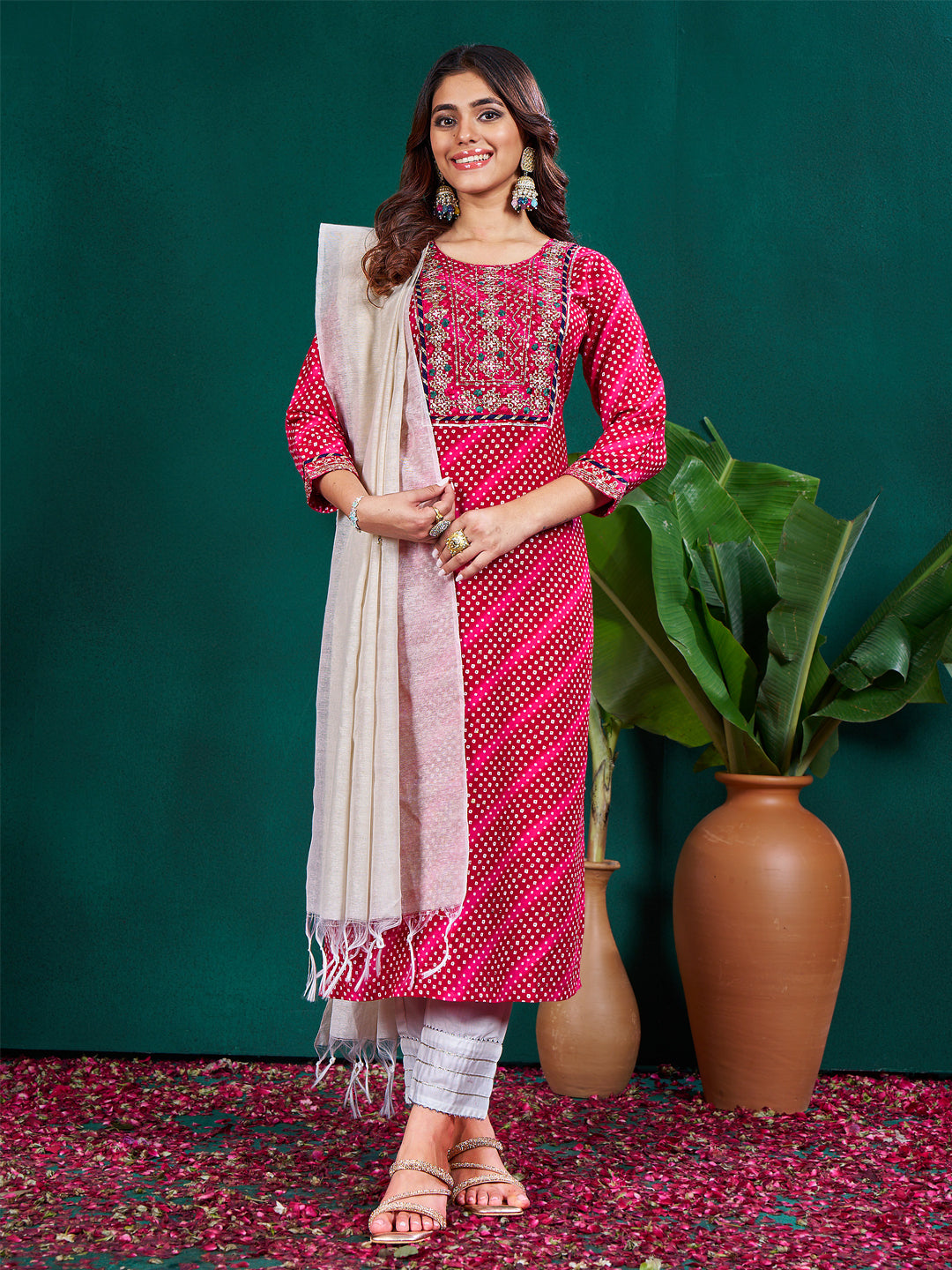 Dupatta Pant Set