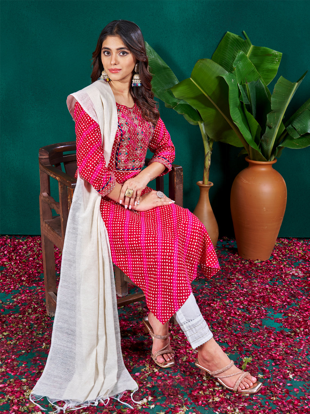 Dupatta Pant Set