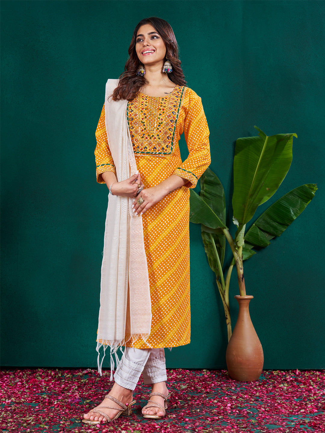 Dupatta Pant Set