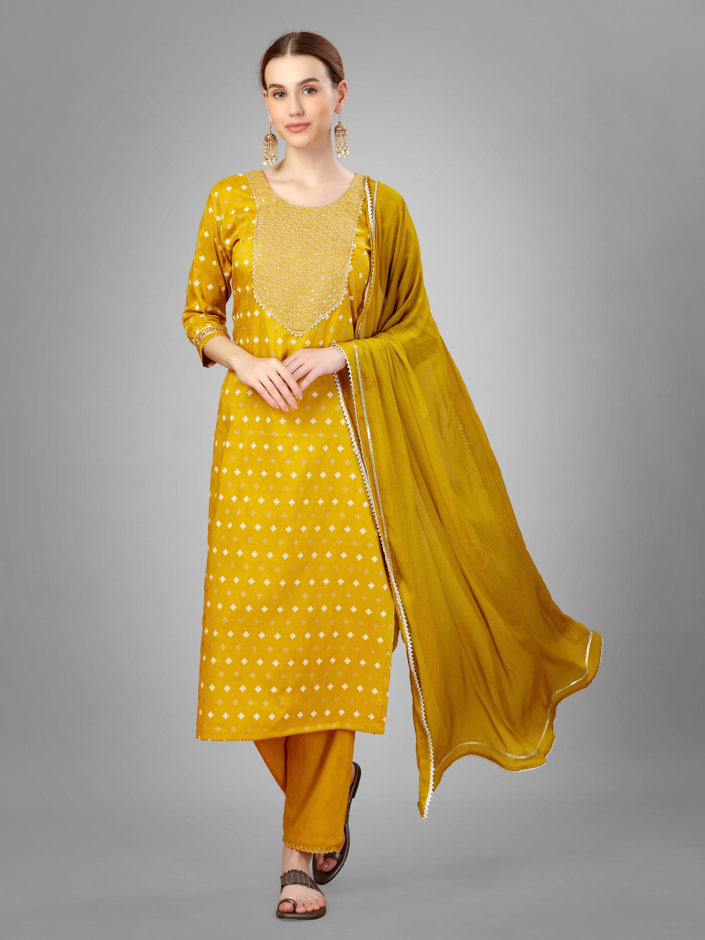 Dupatta Pant Set