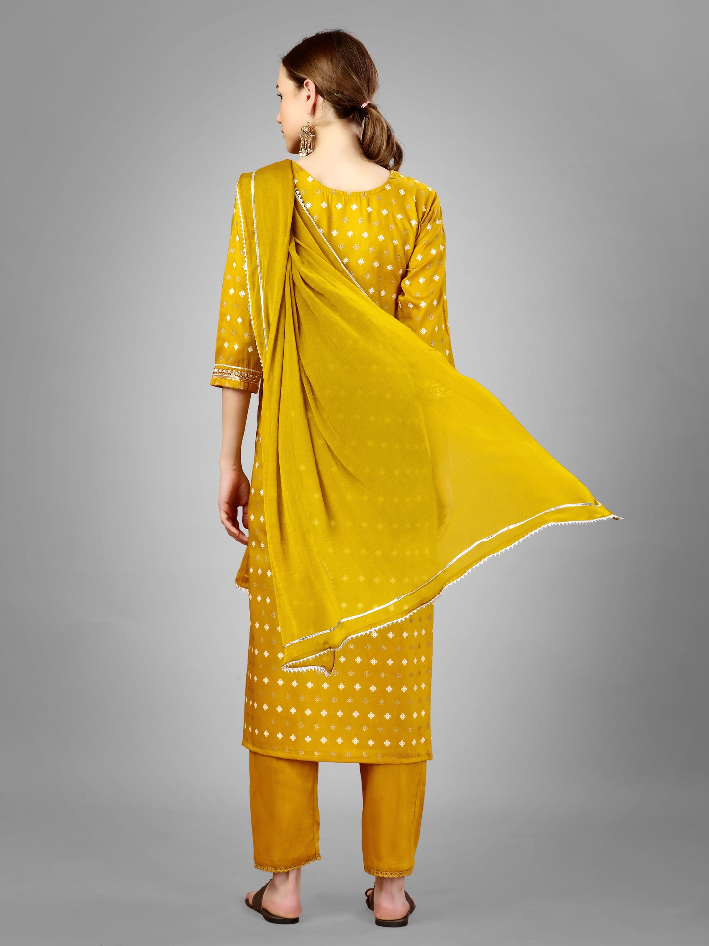 Dupatta Pant Set
