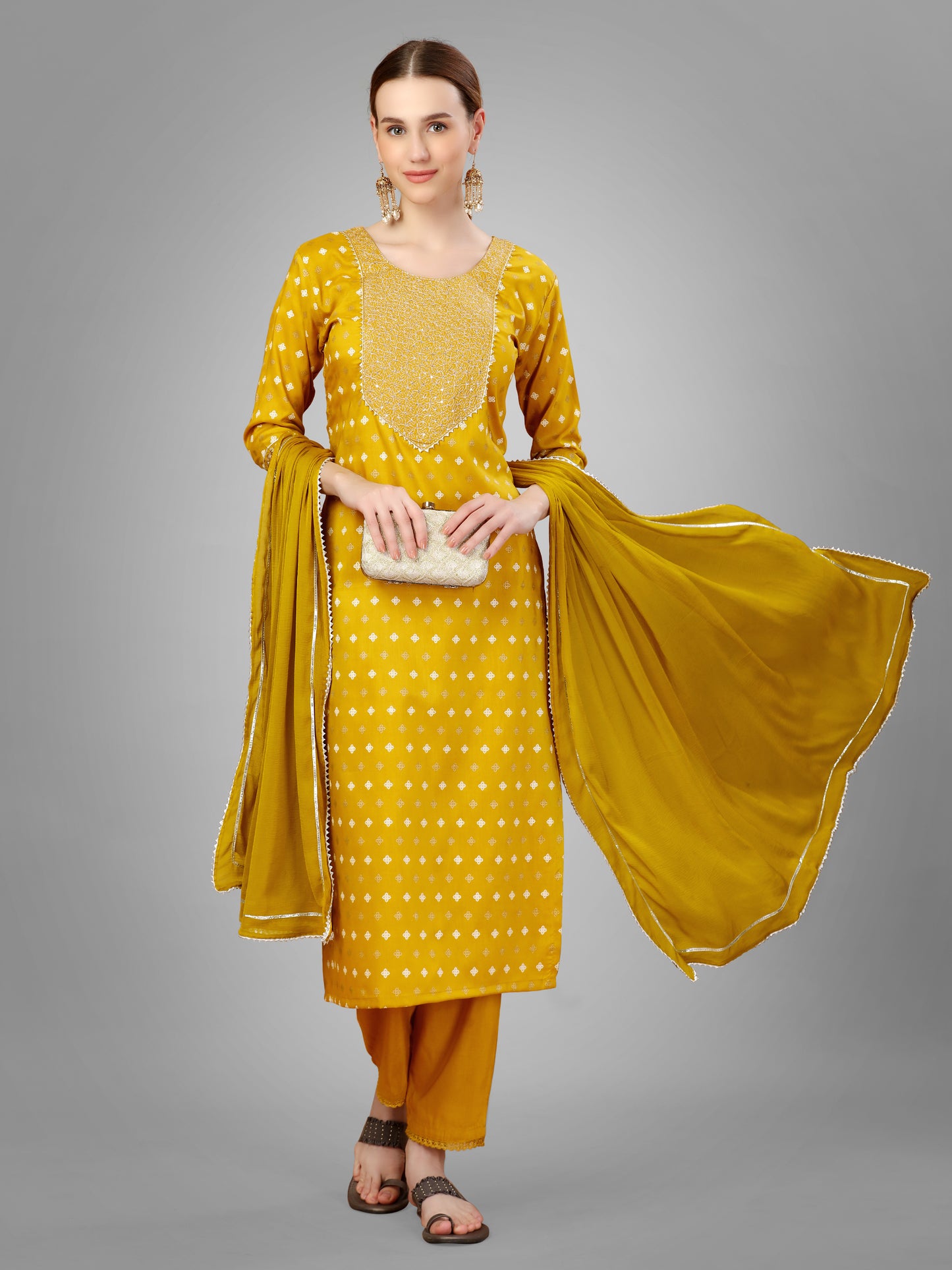 Dupatta Pant Set
