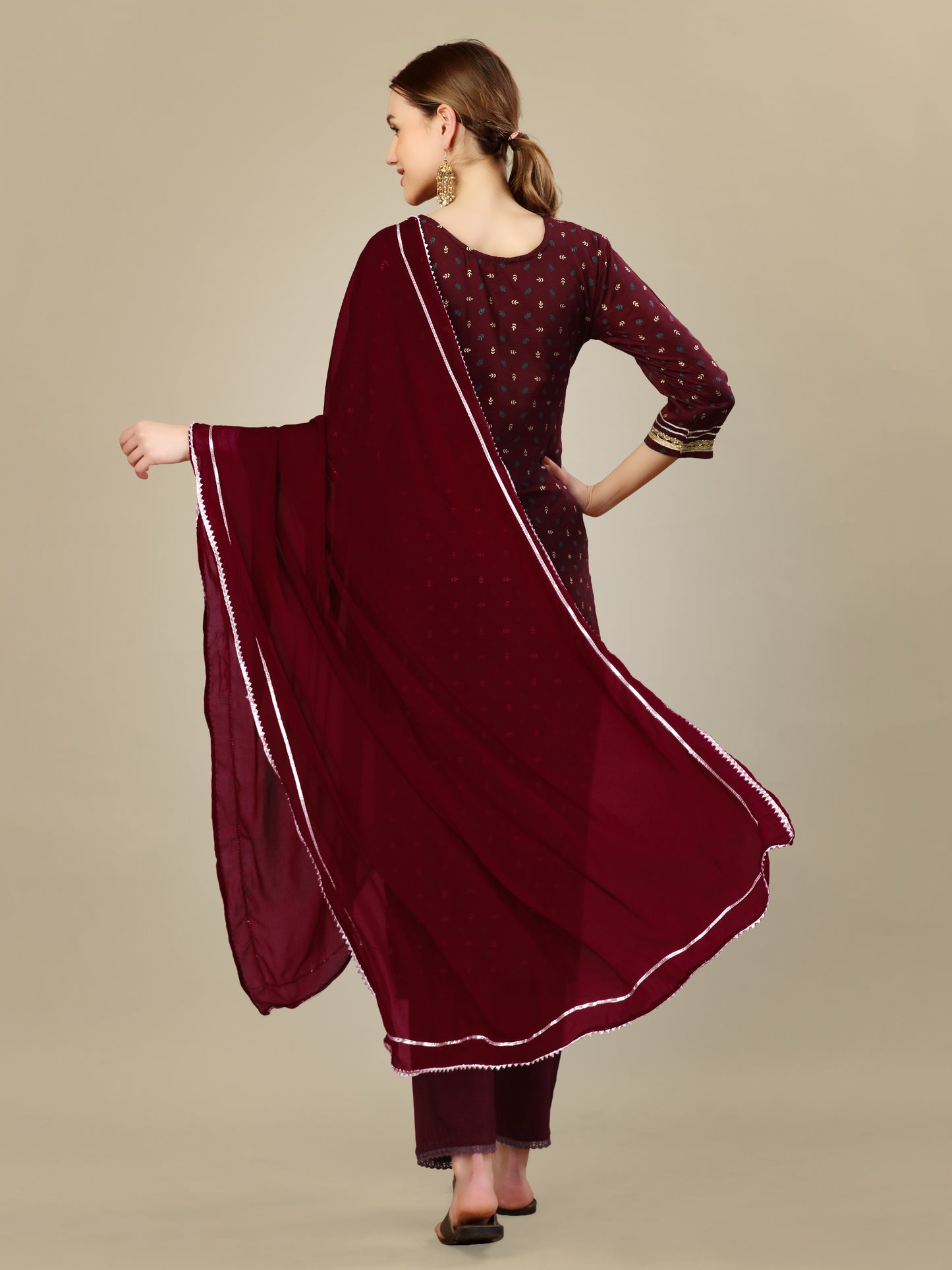 Dupatta Pant Set