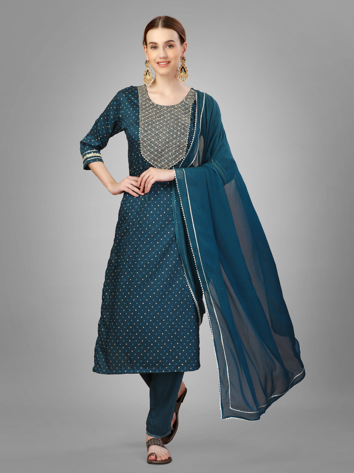 Dupatta Pant Set