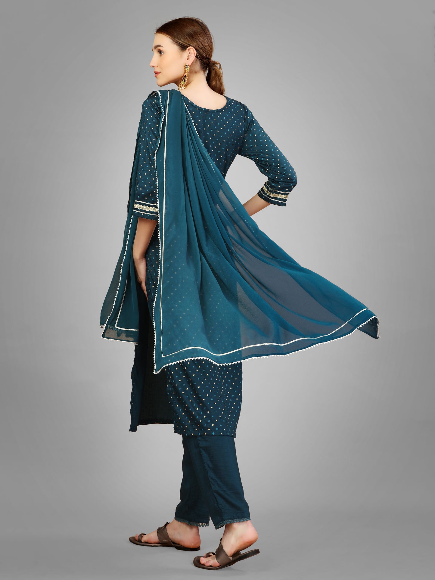 Dupatta Pant Set