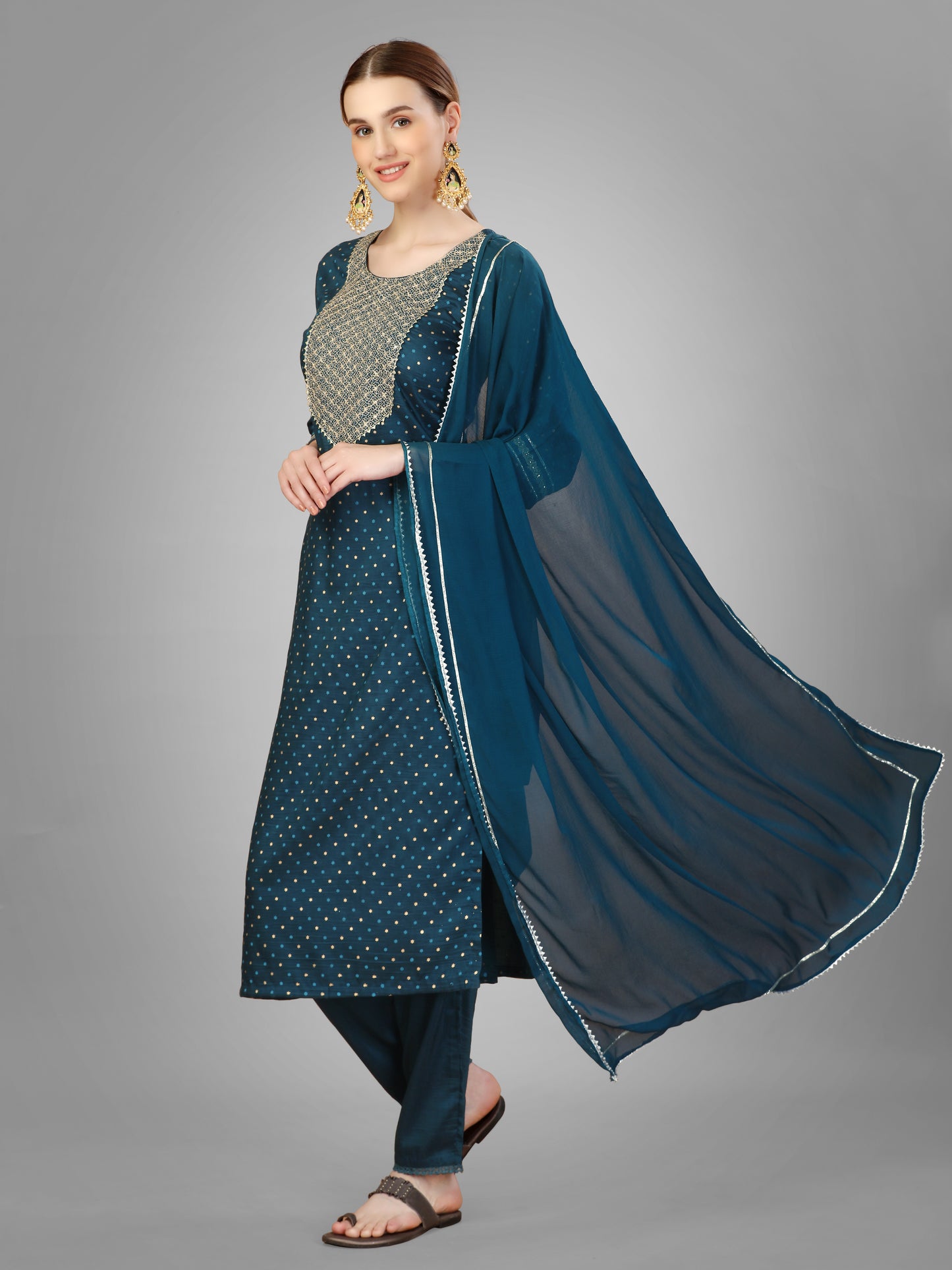 Dupatta Pant Set