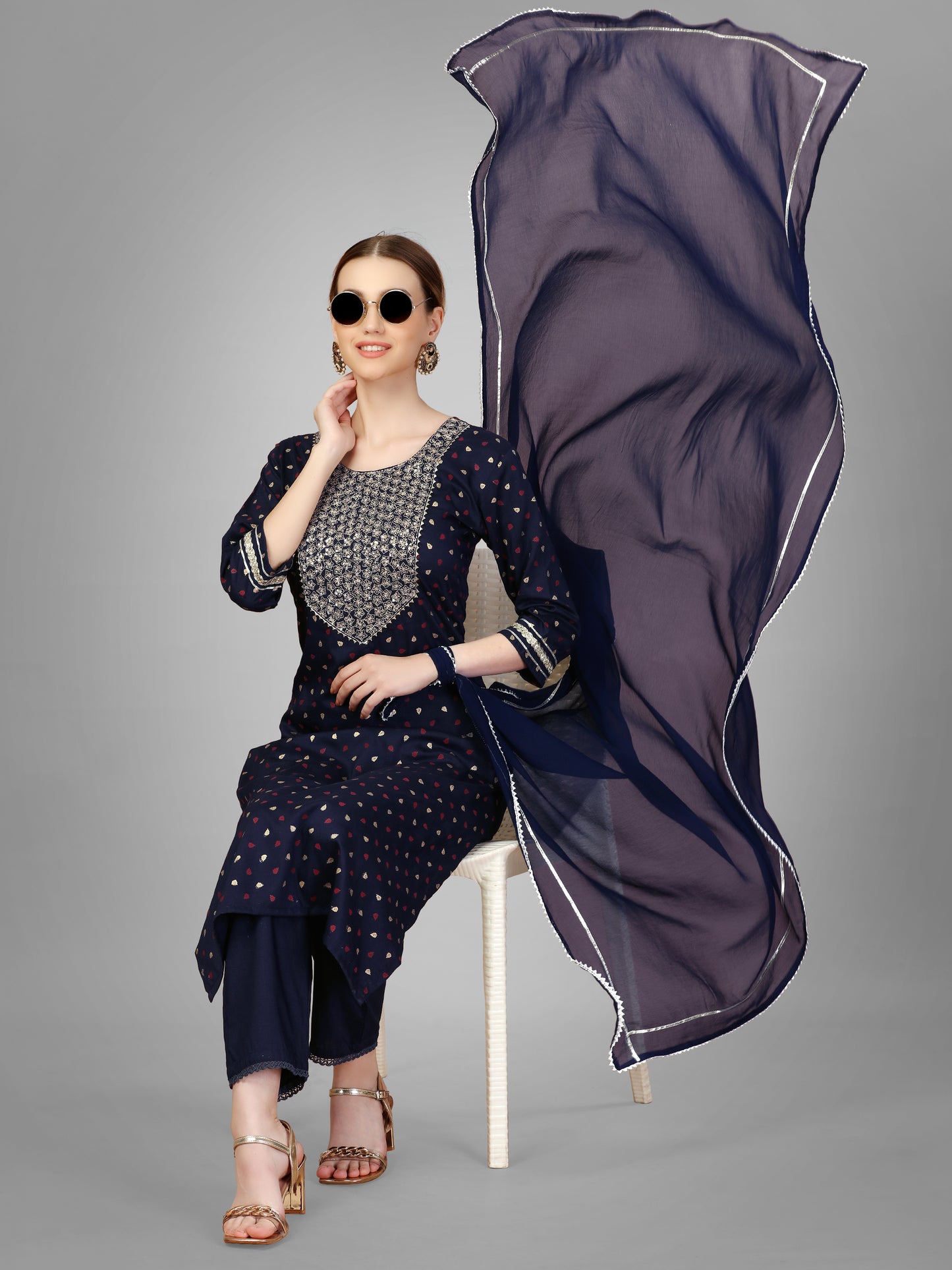 Dupatta Pant Set