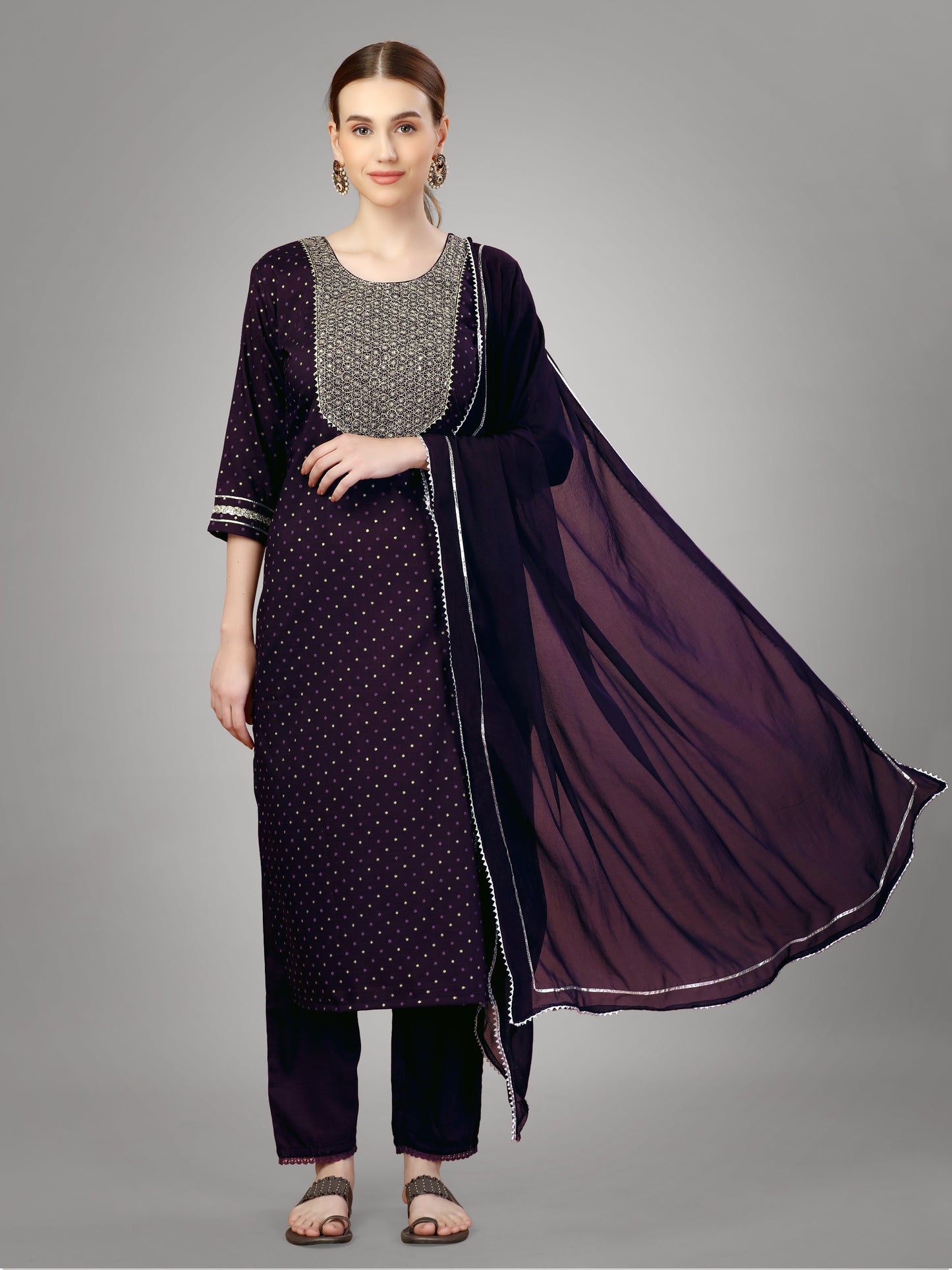 Dupatta Pant Set
