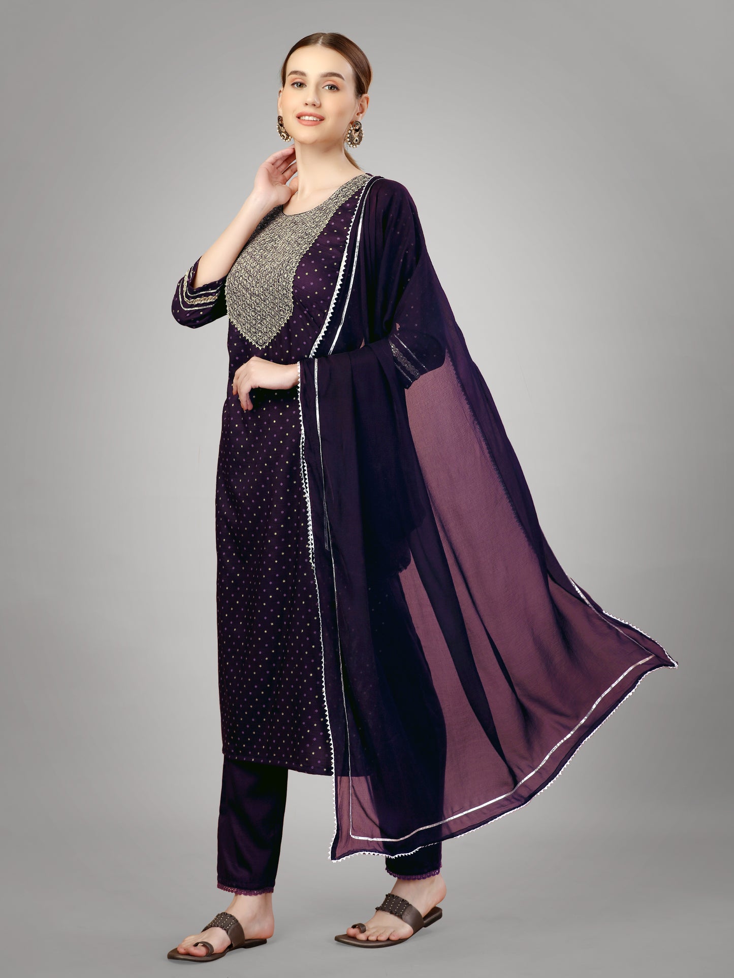 Dupatta Pant Set