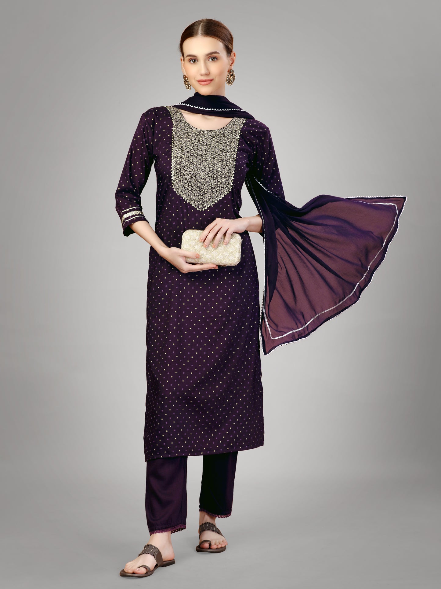 Dupatta Pant Set