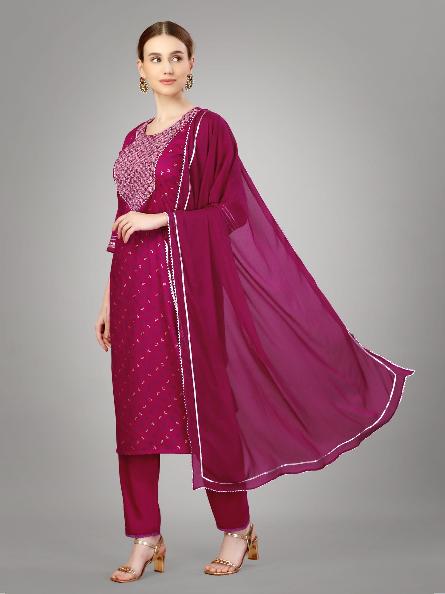 Dupatta Pant Set