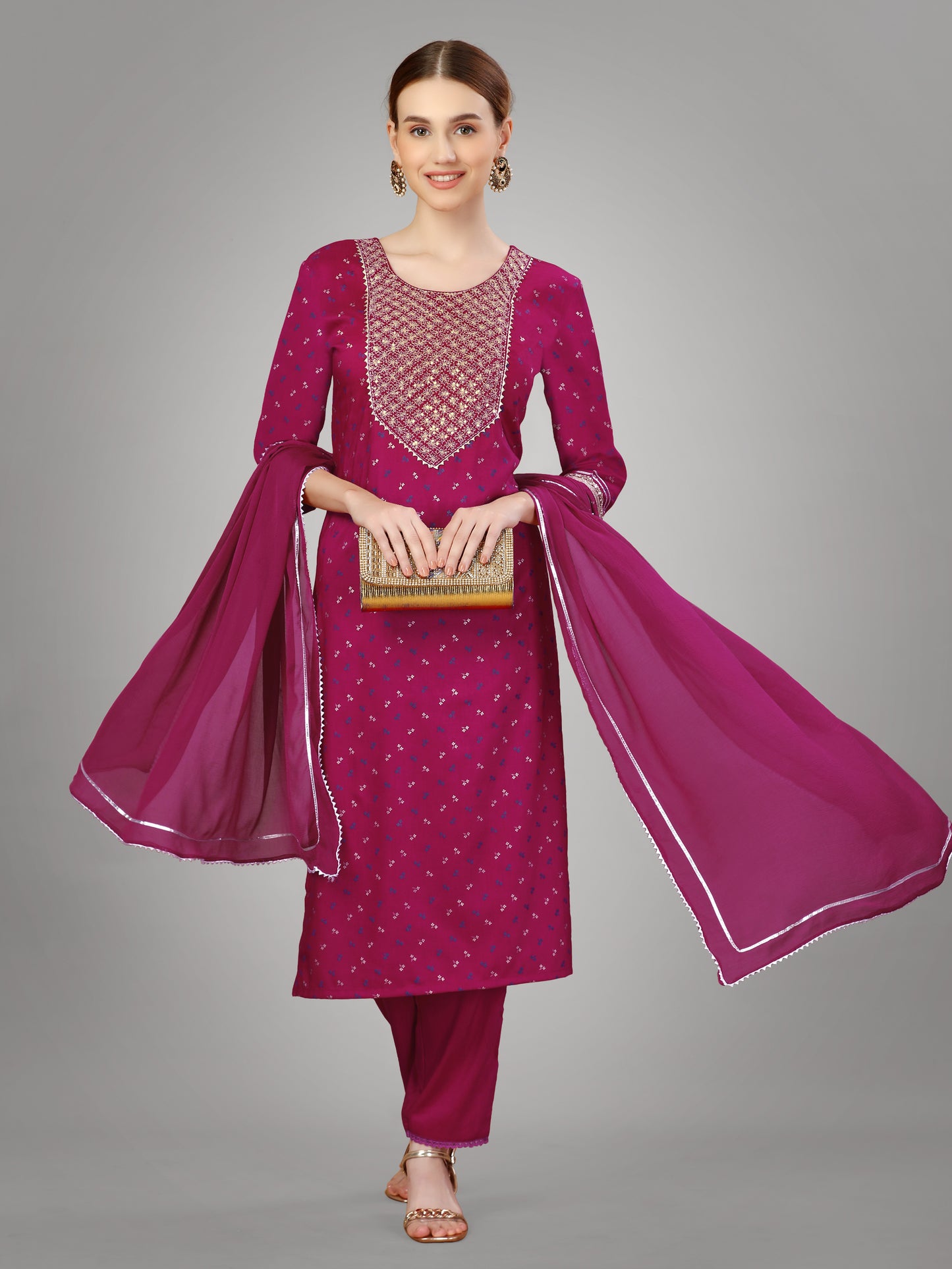 Dupatta Pant Set