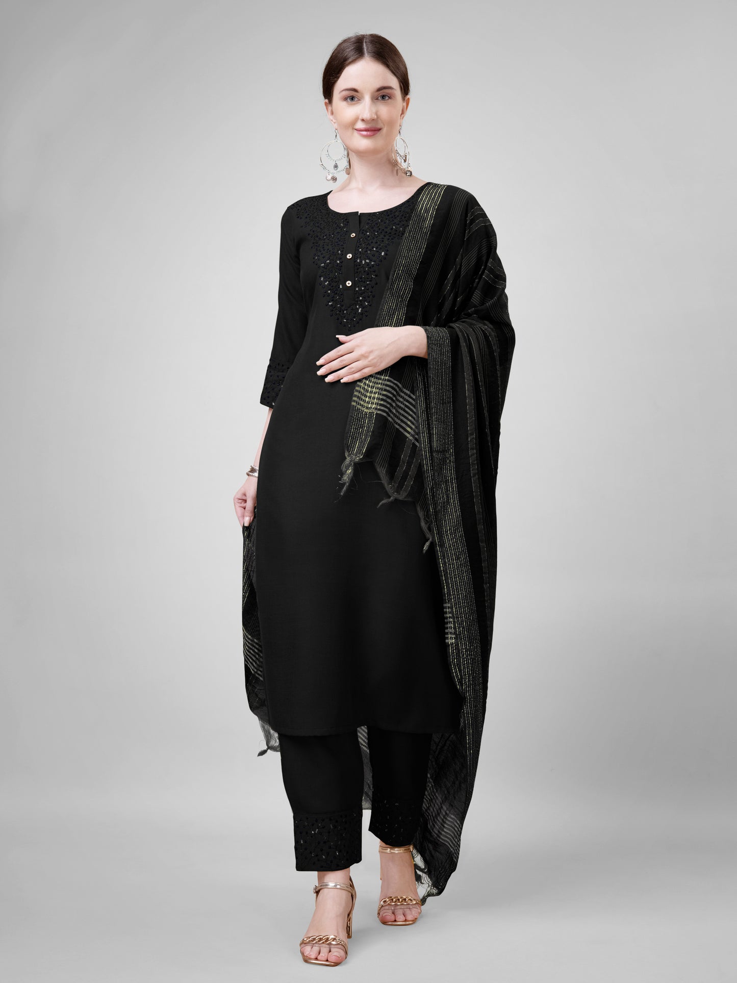 Dupatta Pant Set