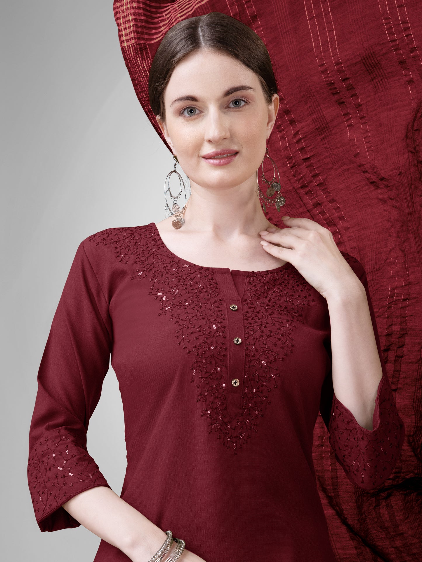 Dupatta Pant Set
