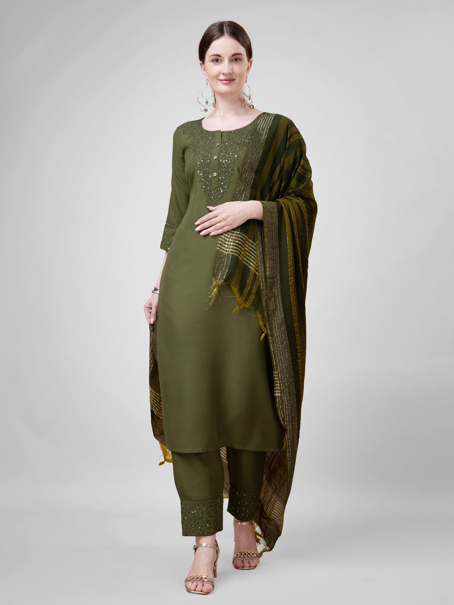 Dupatta Pant Set