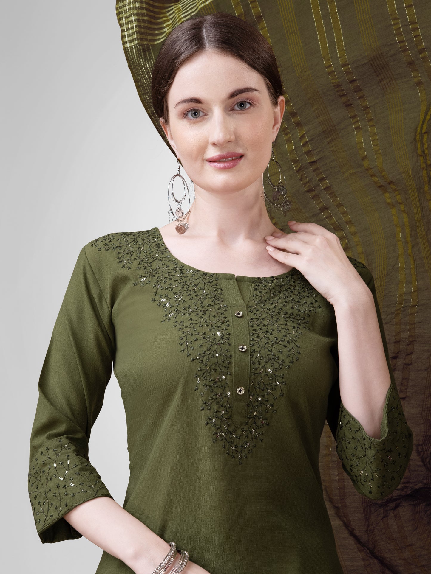 Dupatta Pant Set