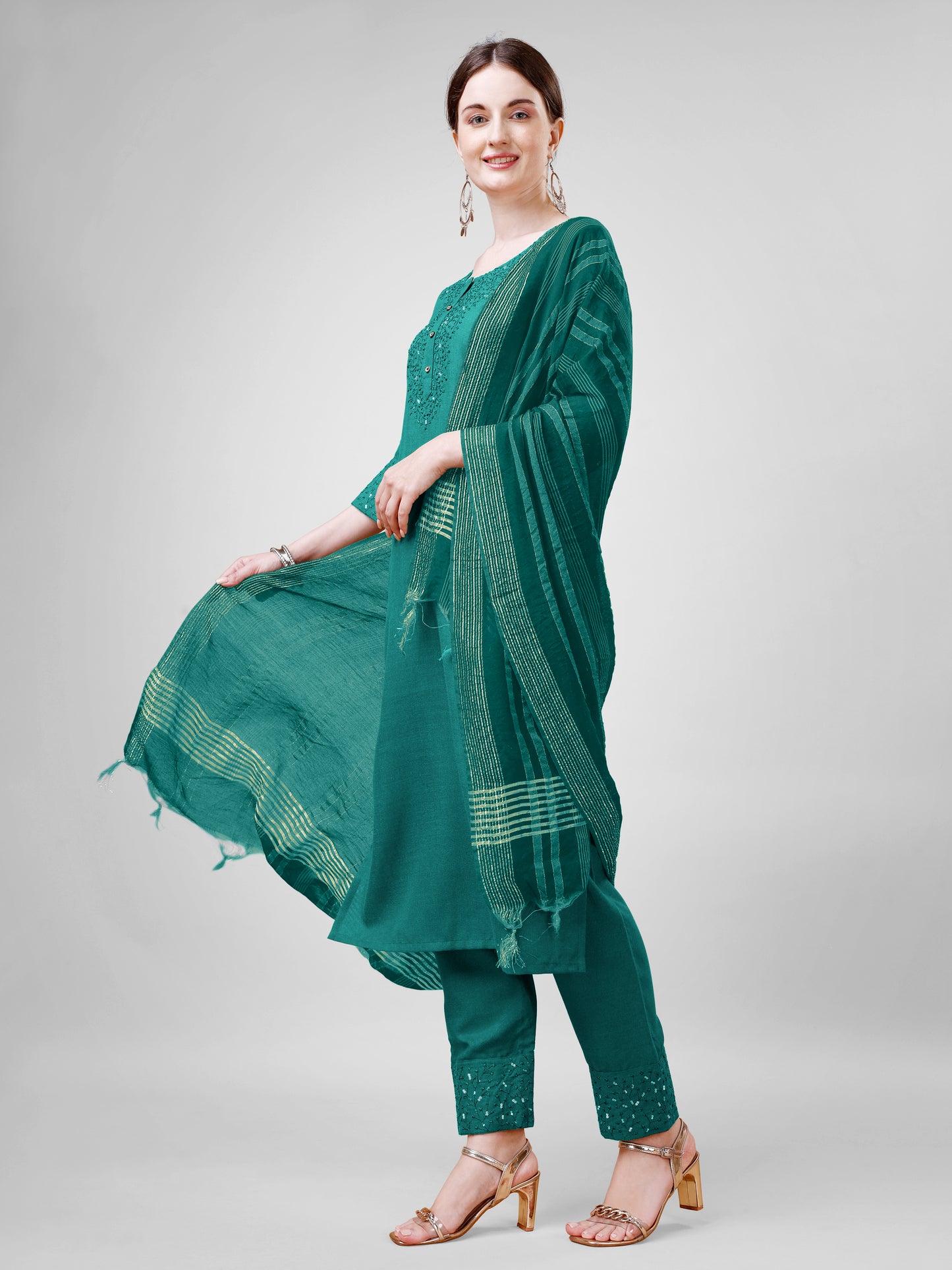 Dupatta Pant Set