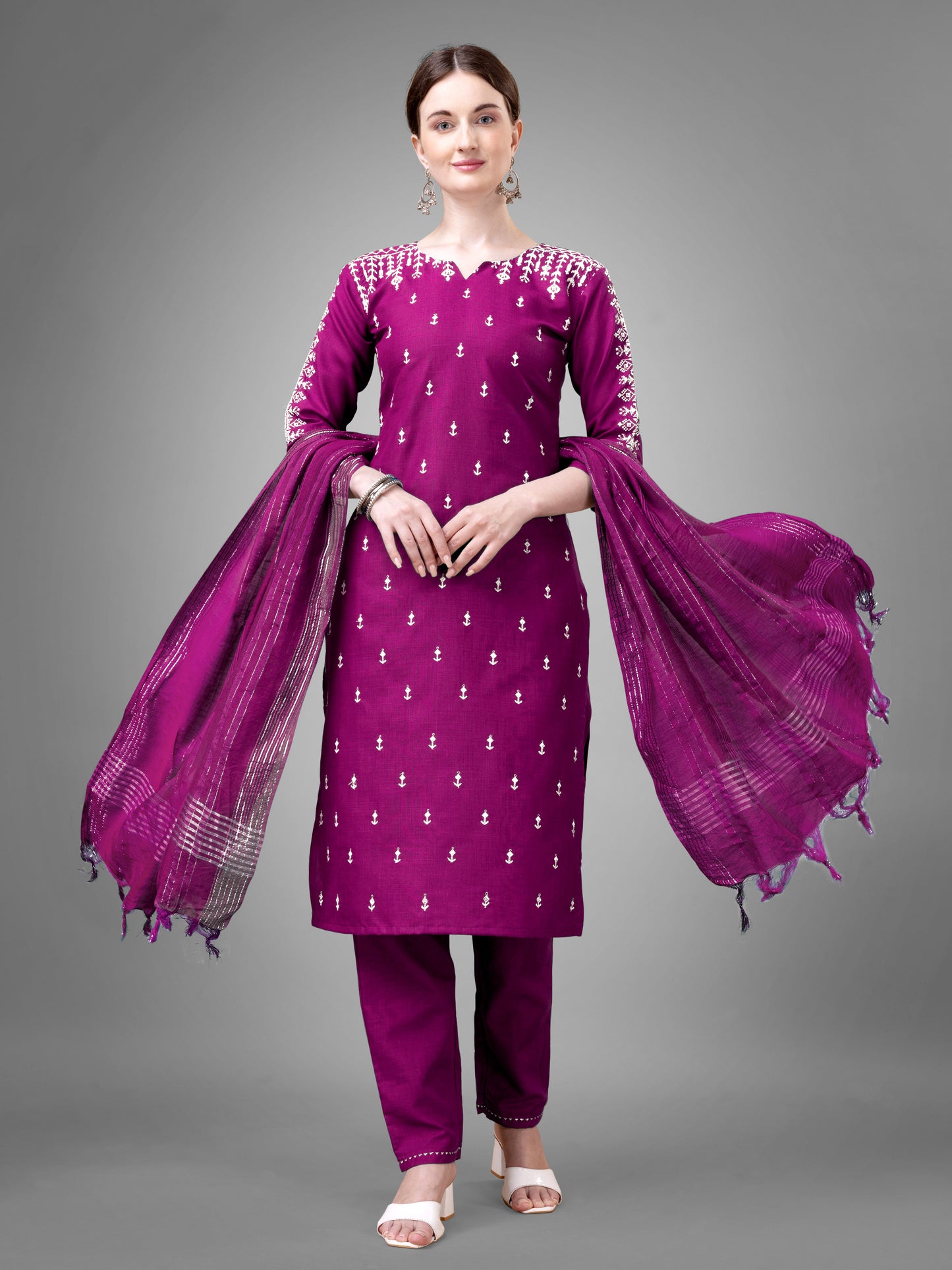 Dupatta Pant Set