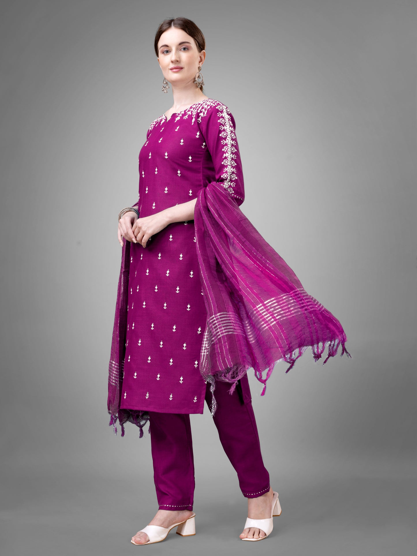 Dupatta Pant Set
