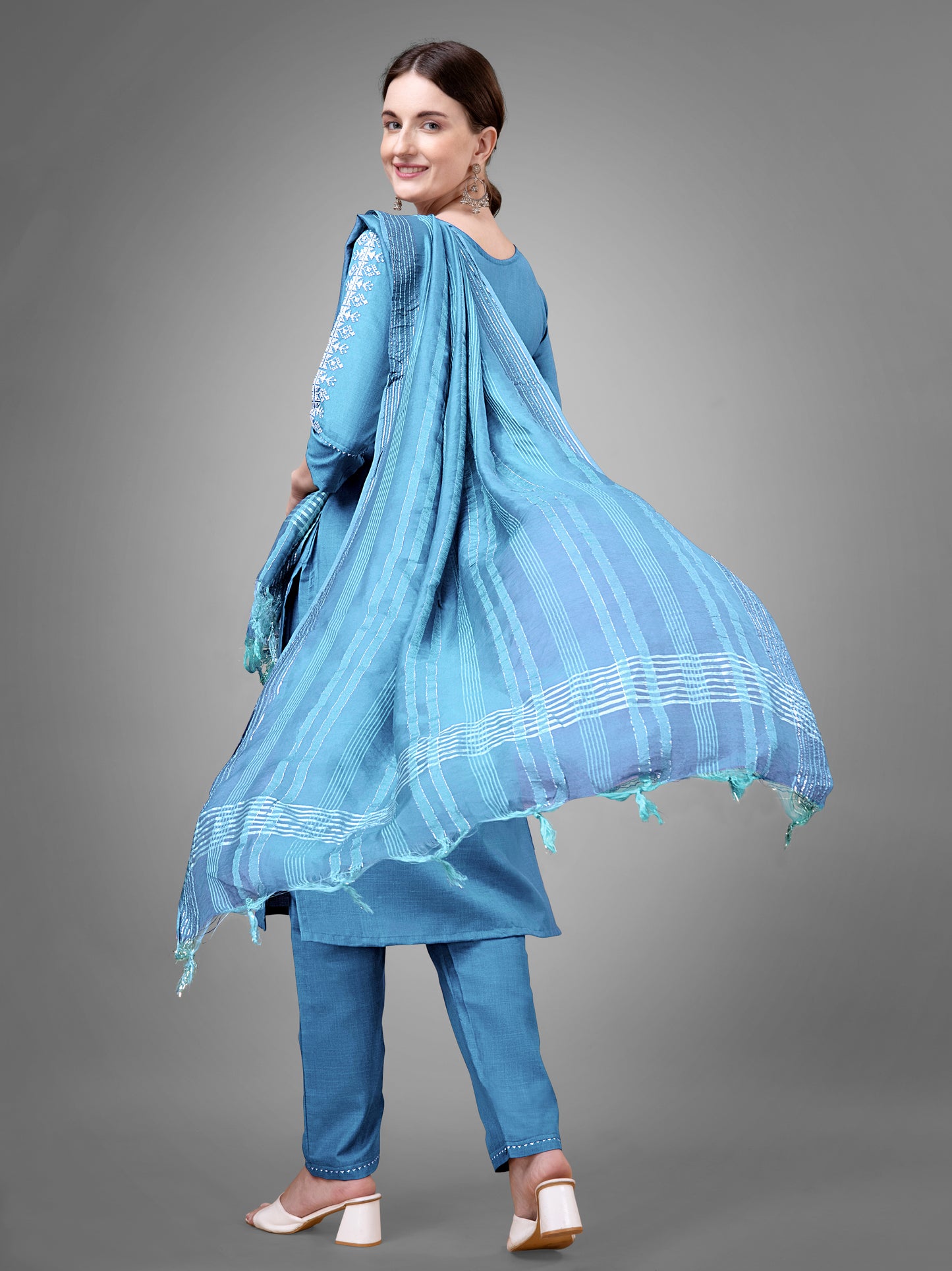 Dupatta Pant Set