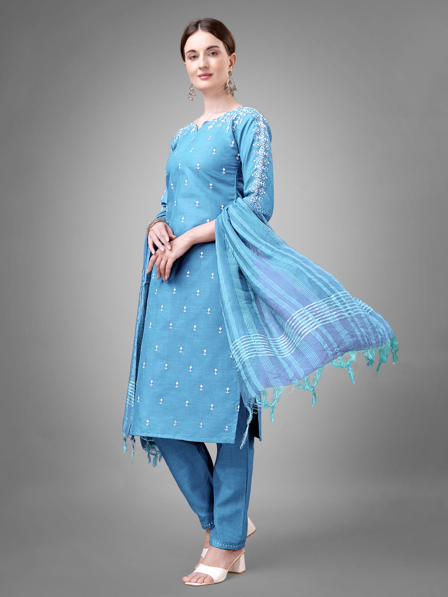Dupatta Pant Set