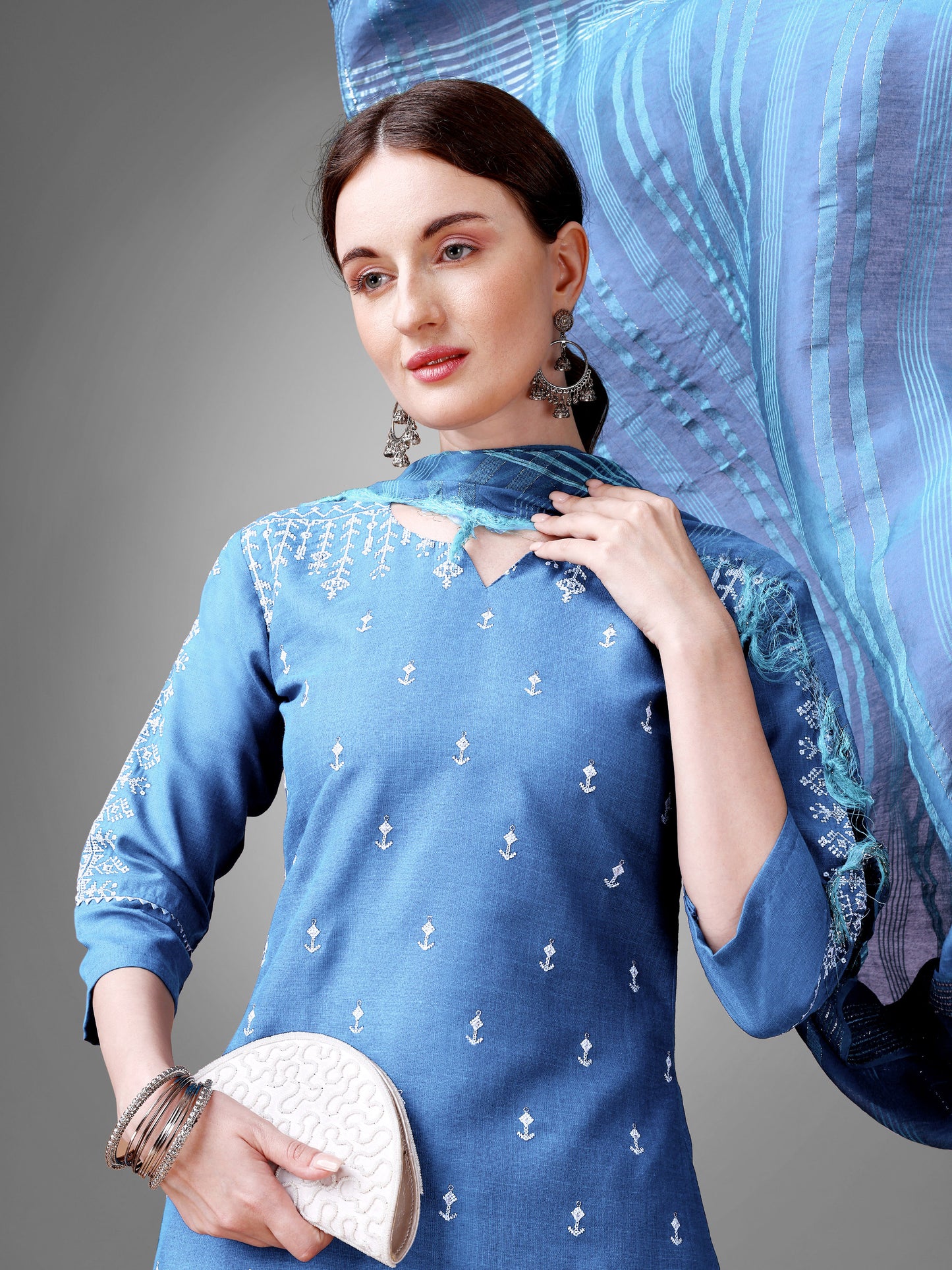 Dupatta Pant Set
