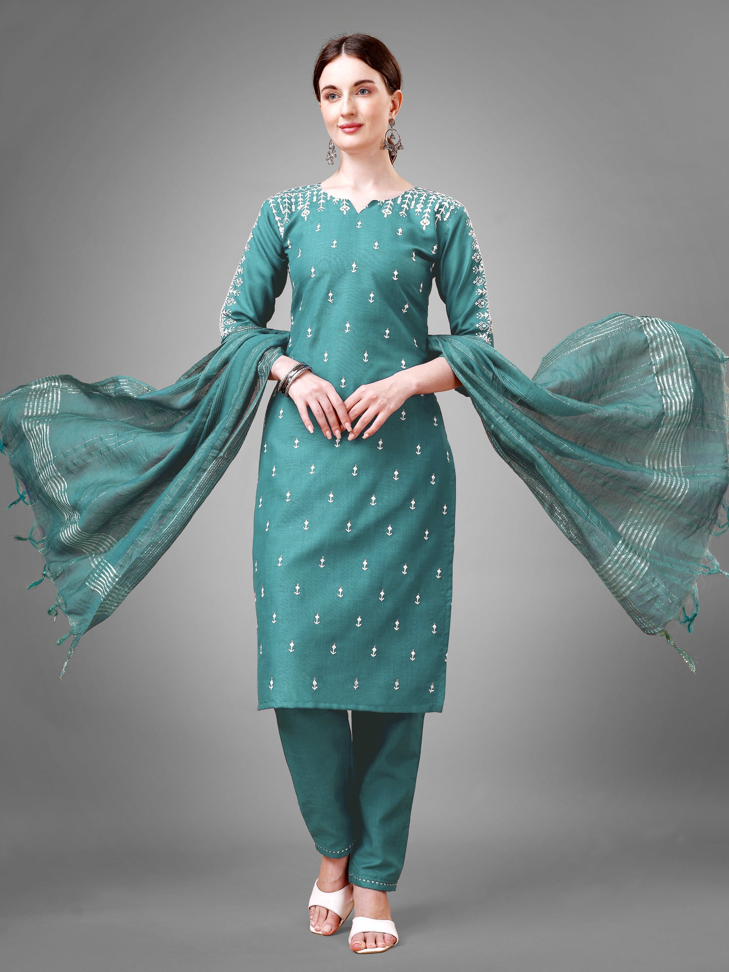 Dupatta Pant Set