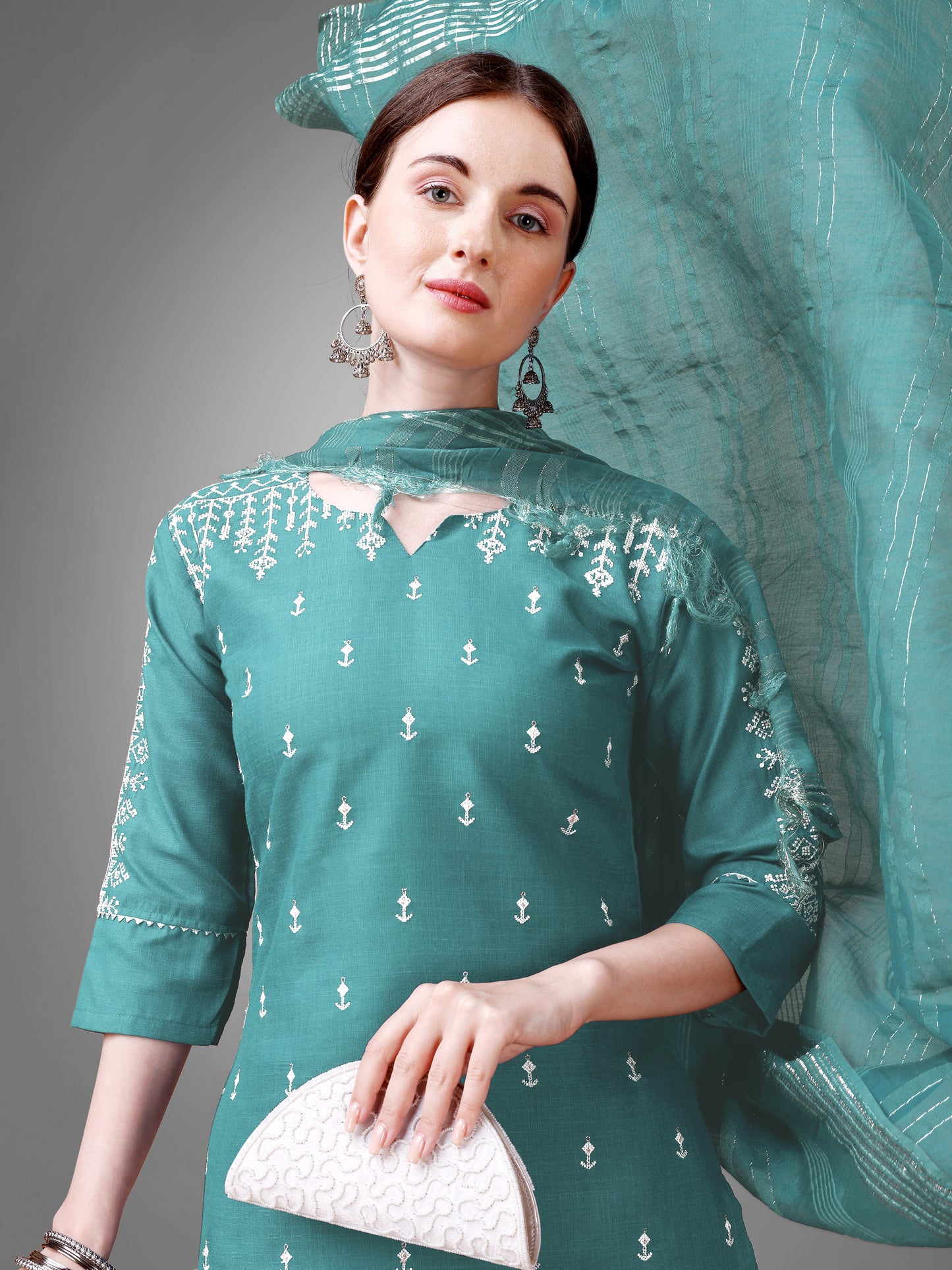 Dupatta Pant Set