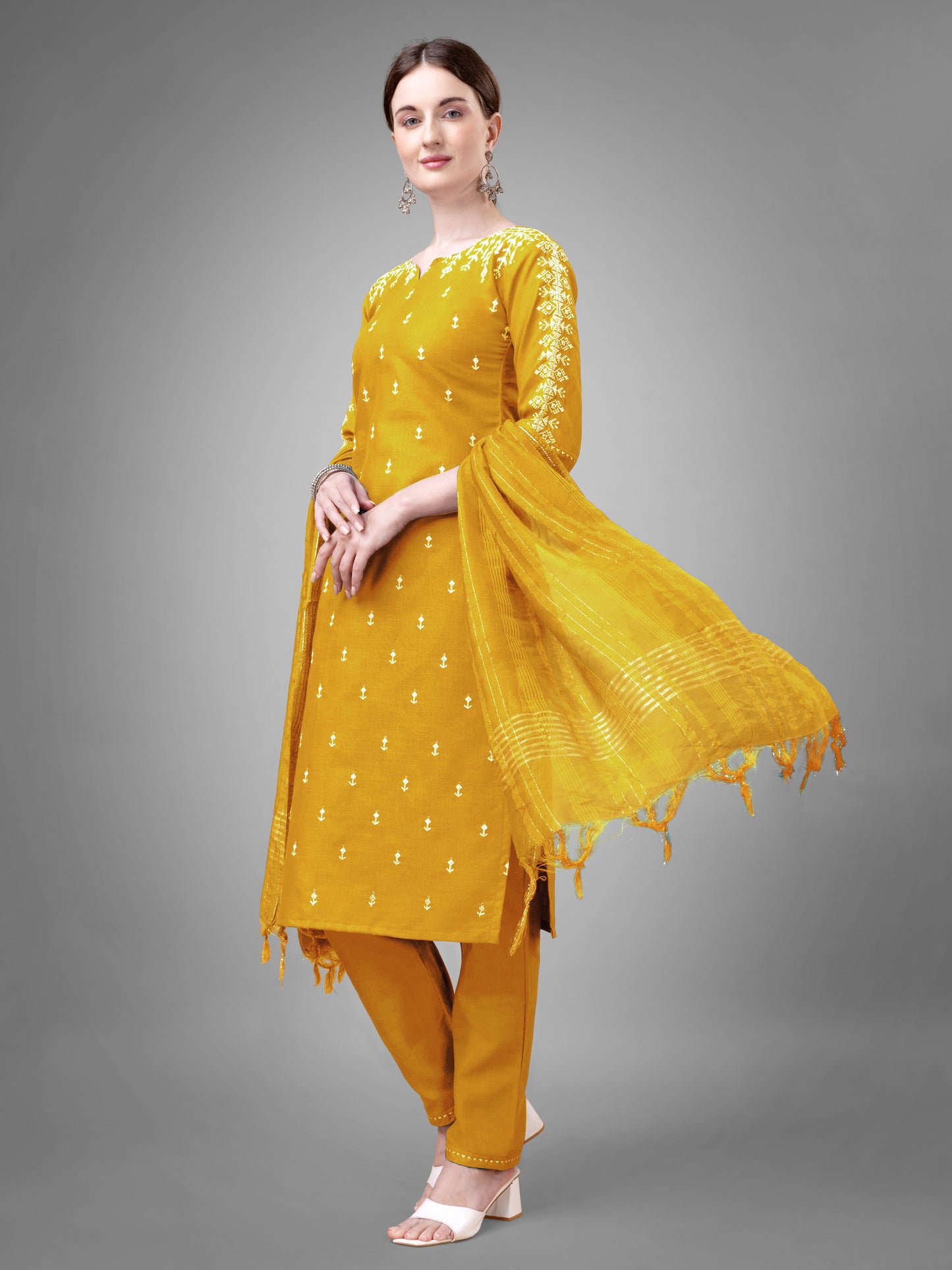 Dupatta Pant Set
