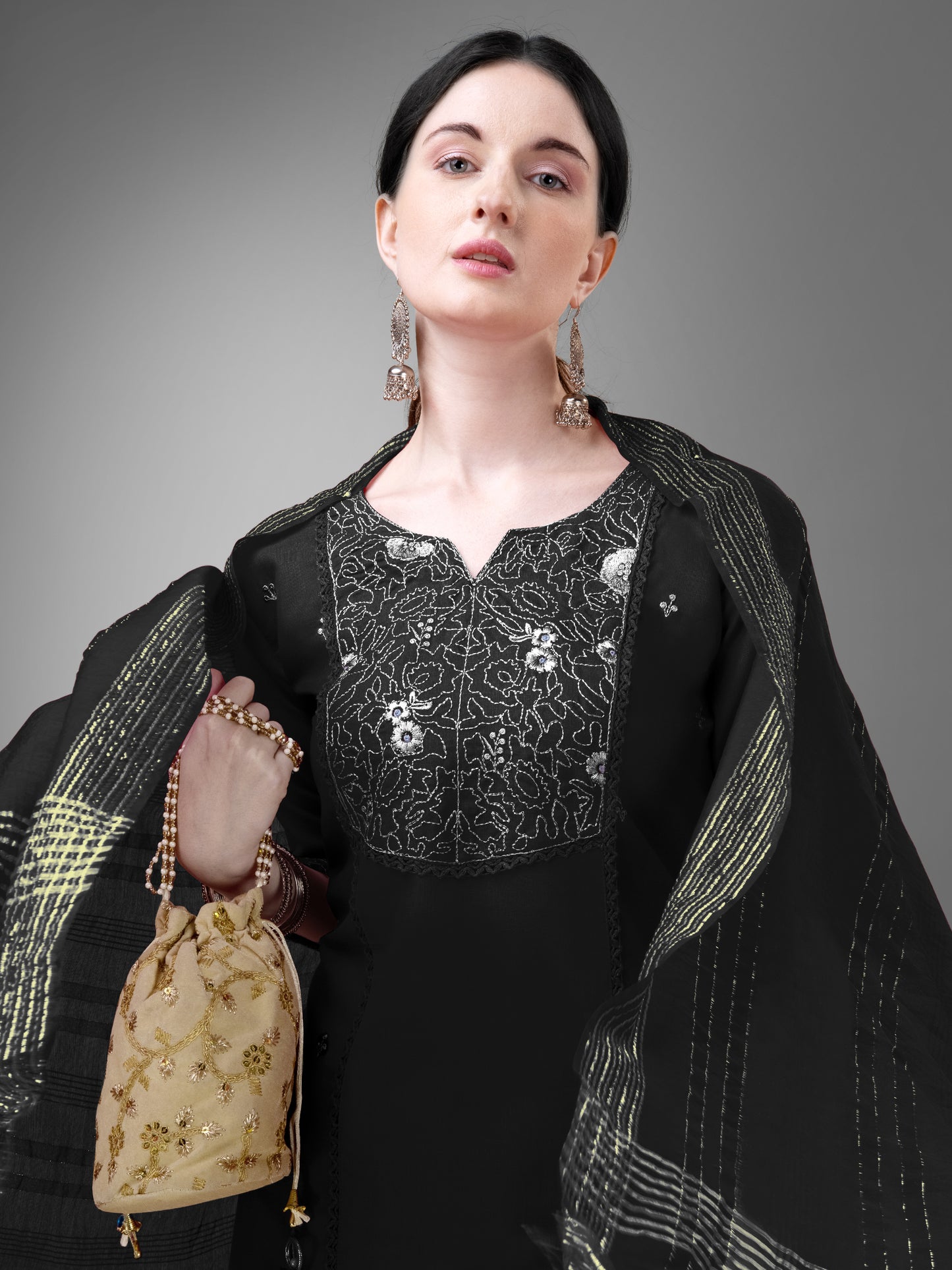 Dupatta Pant Set