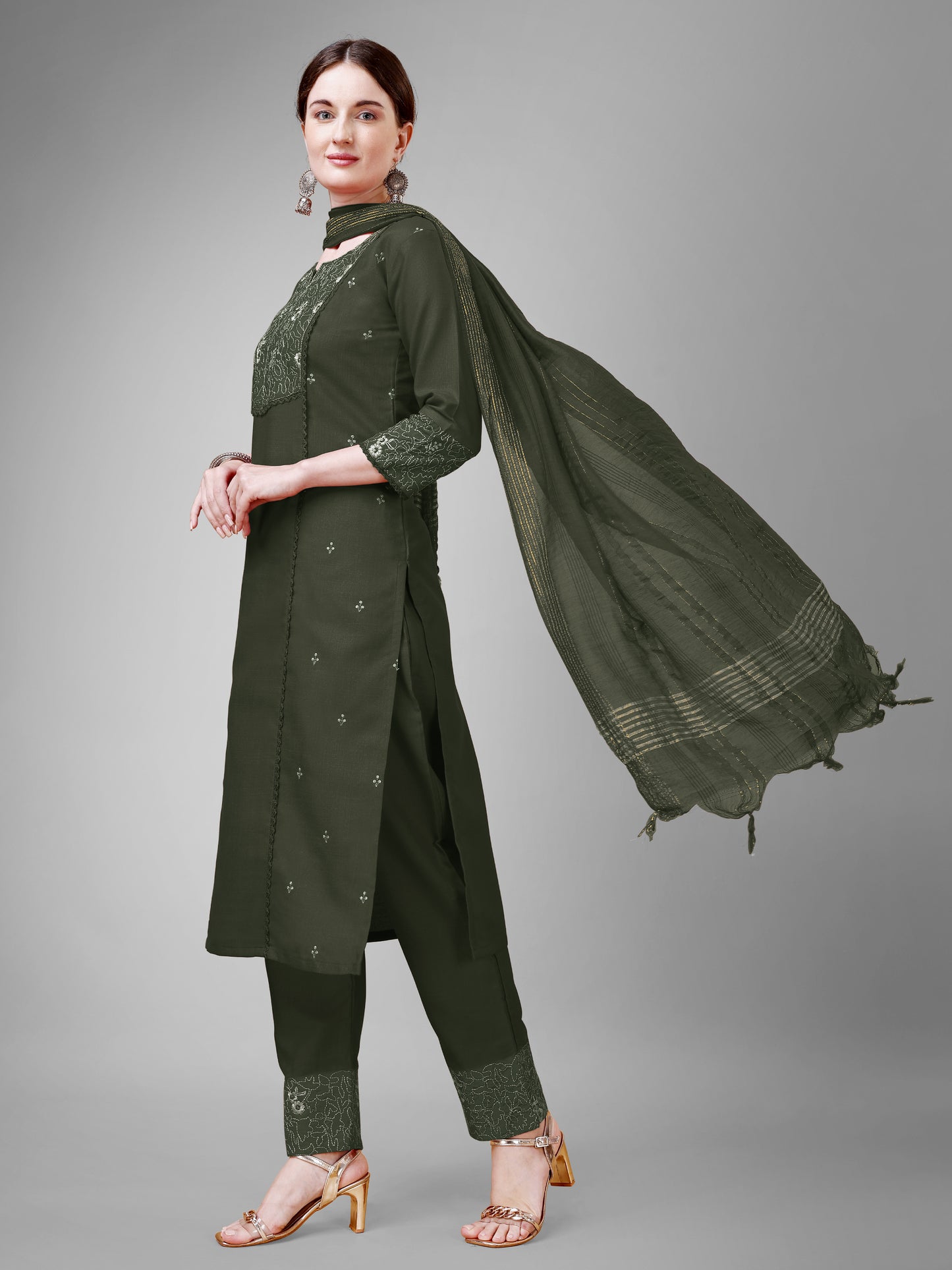 Dupatta Pant Set