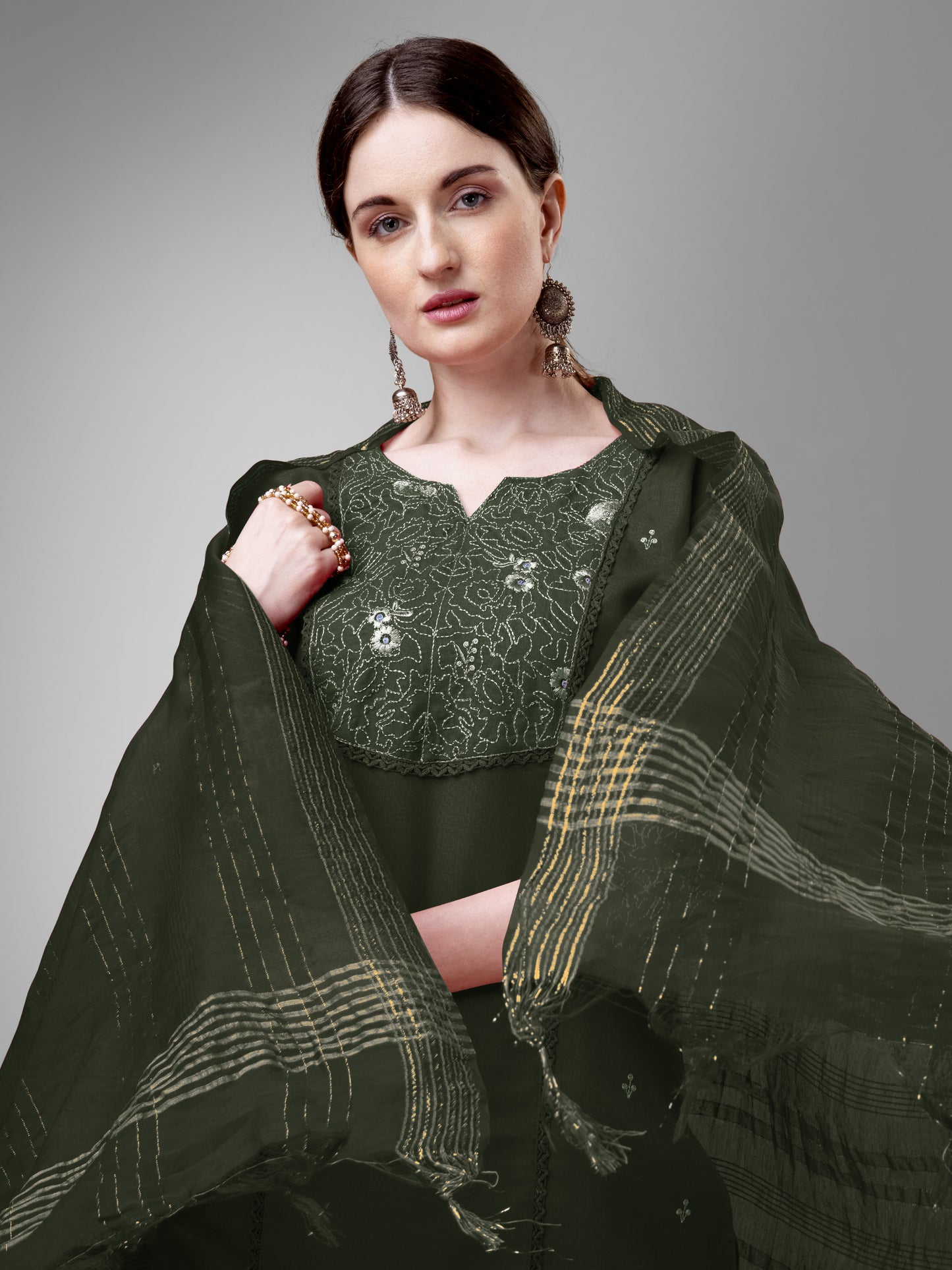 Dupatta Pant Set