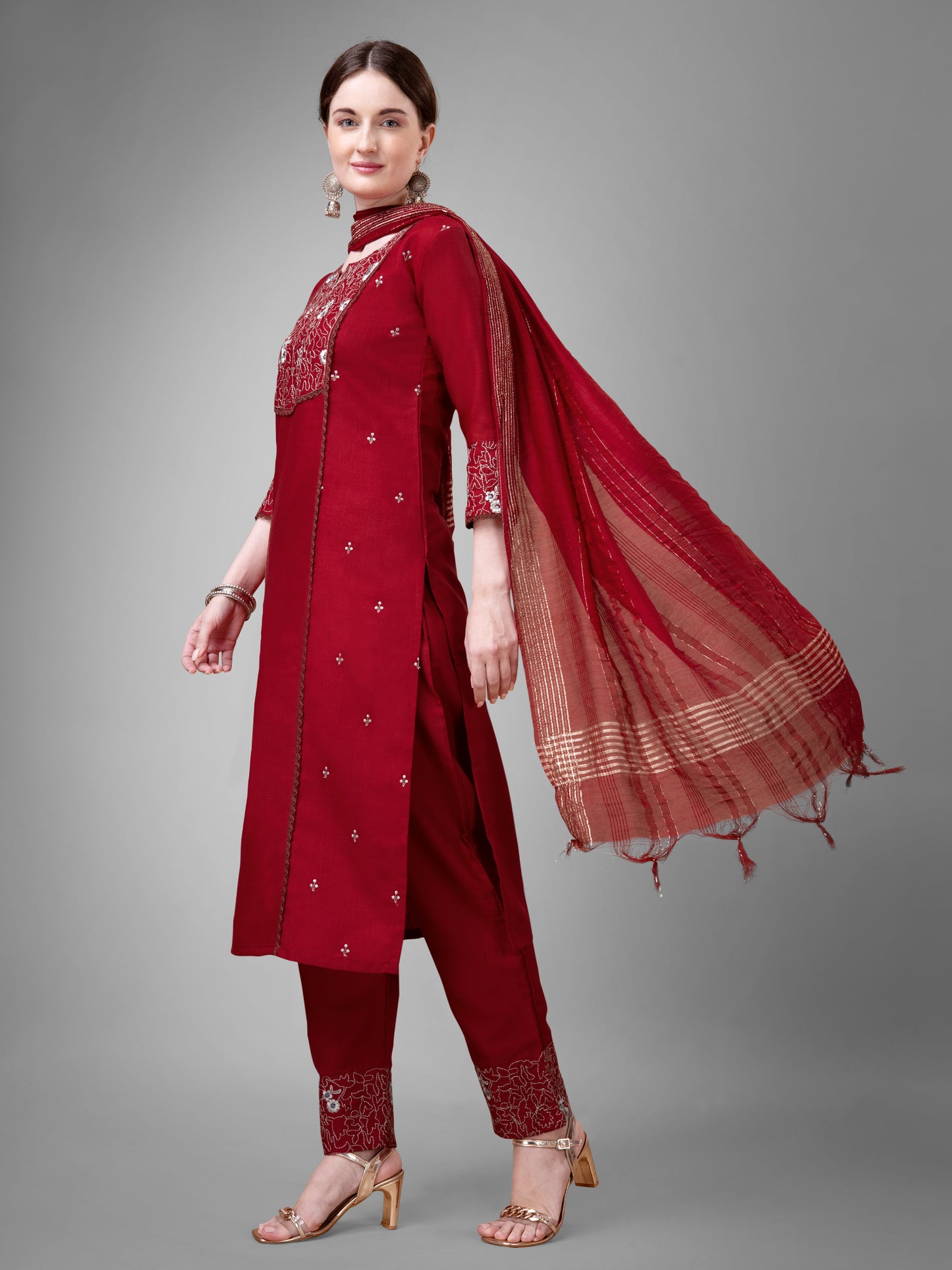 Dupatta Pant Set