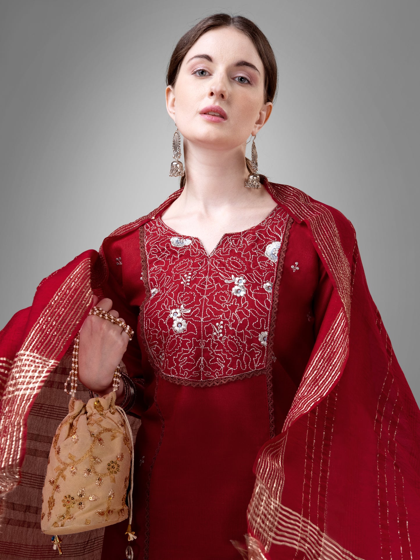 Dupatta Pant Set