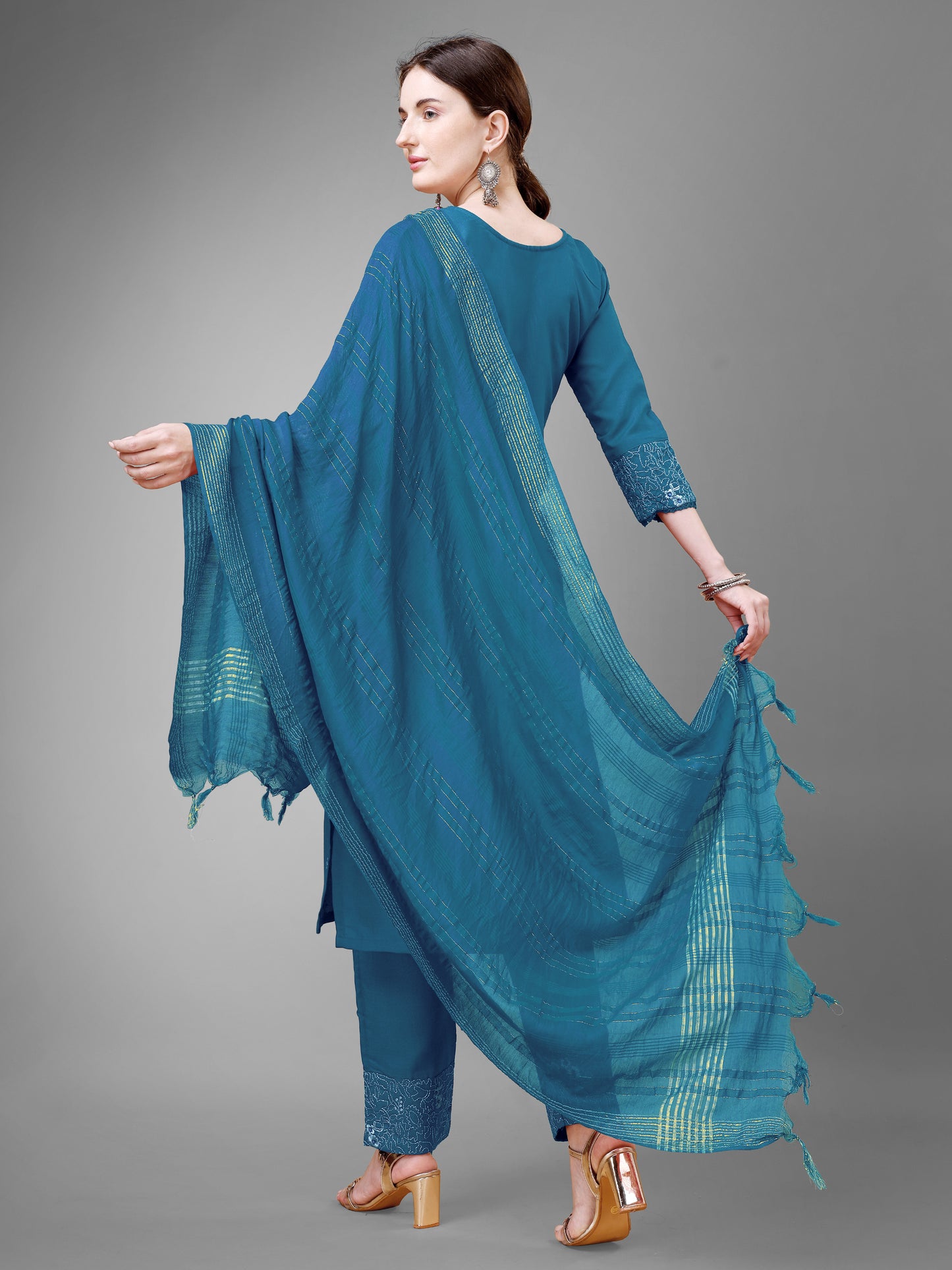 Dupatta Pant Set