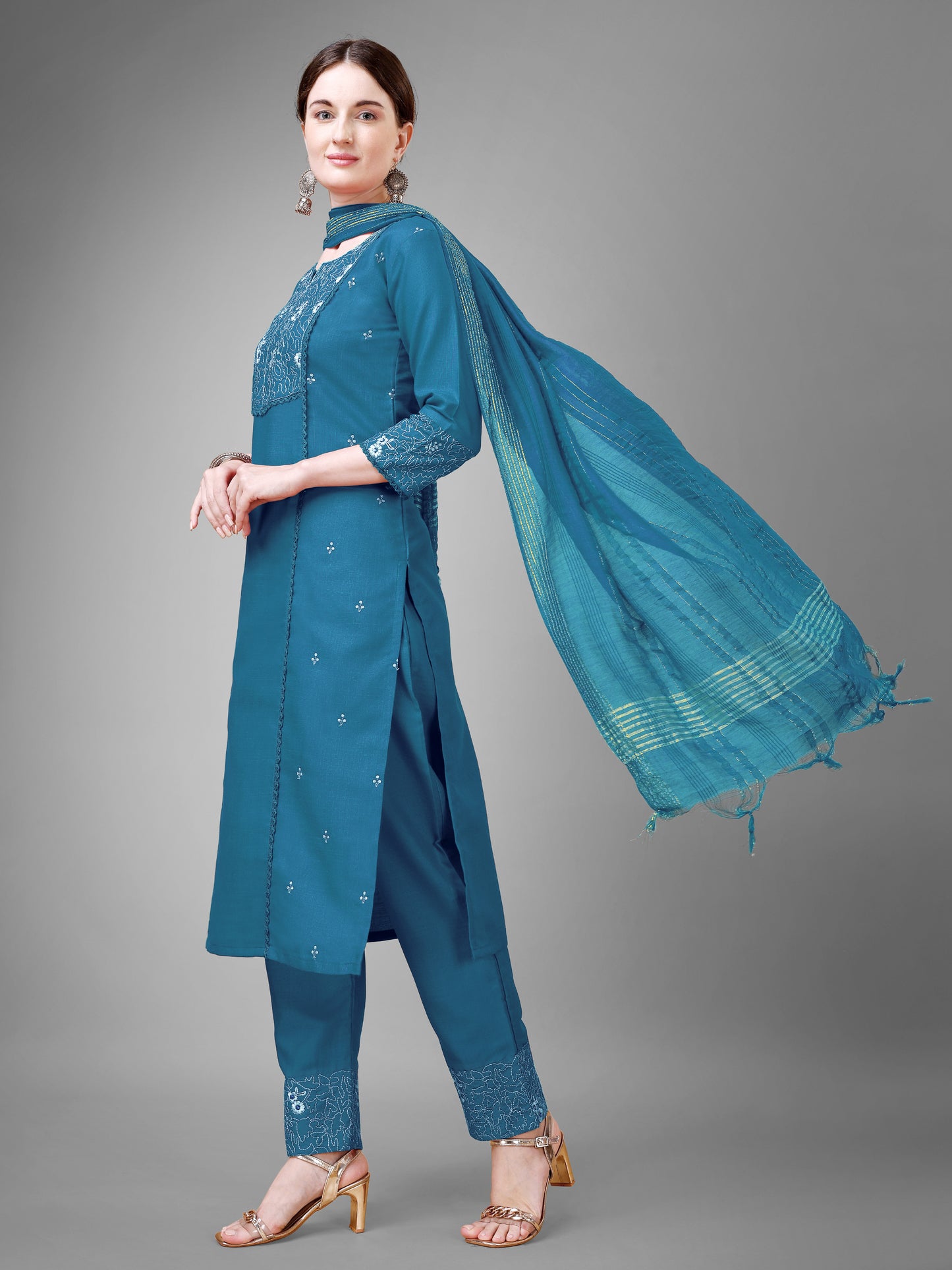 Dupatta Pant Set