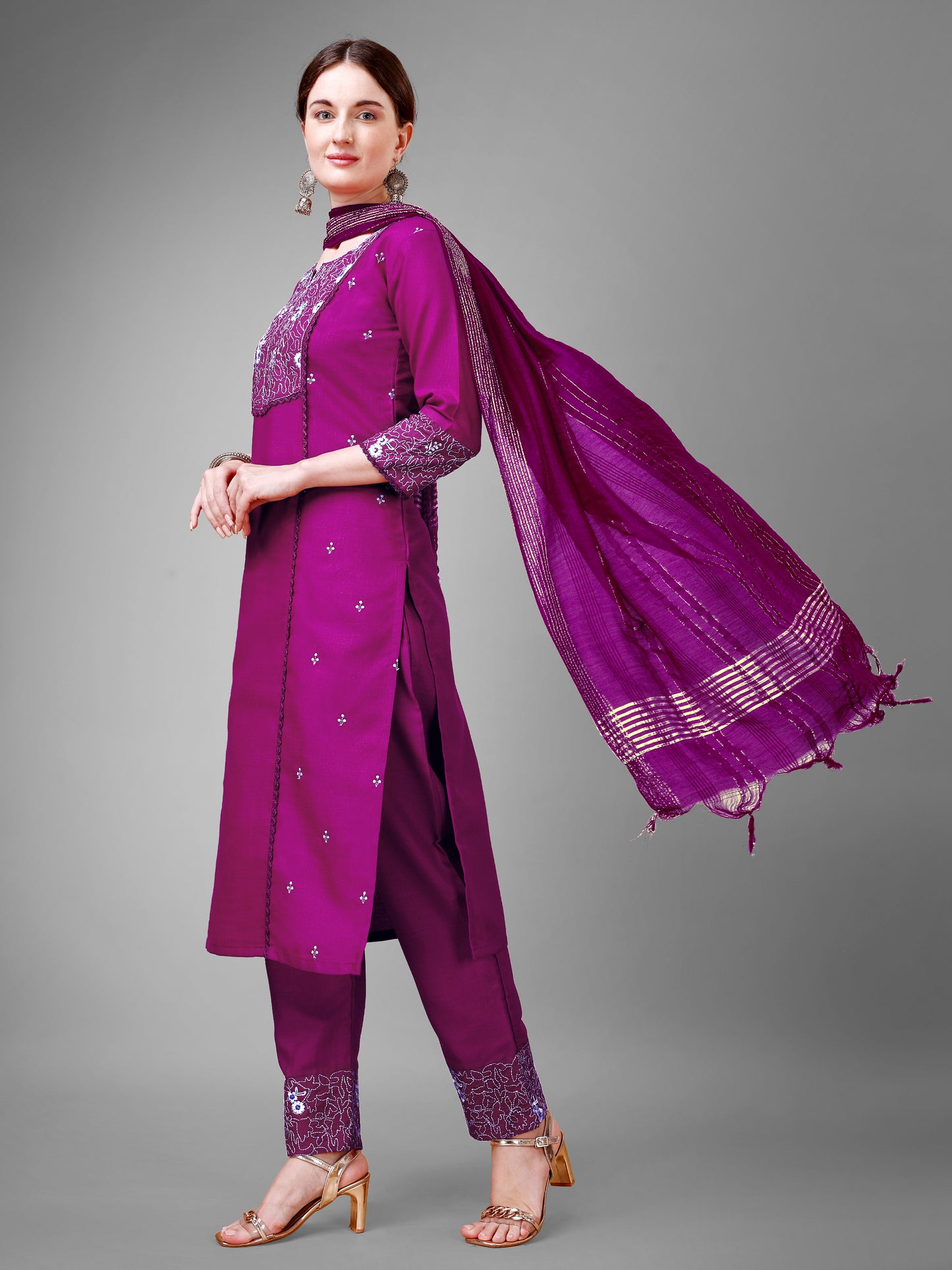 Dupatta Pant Set