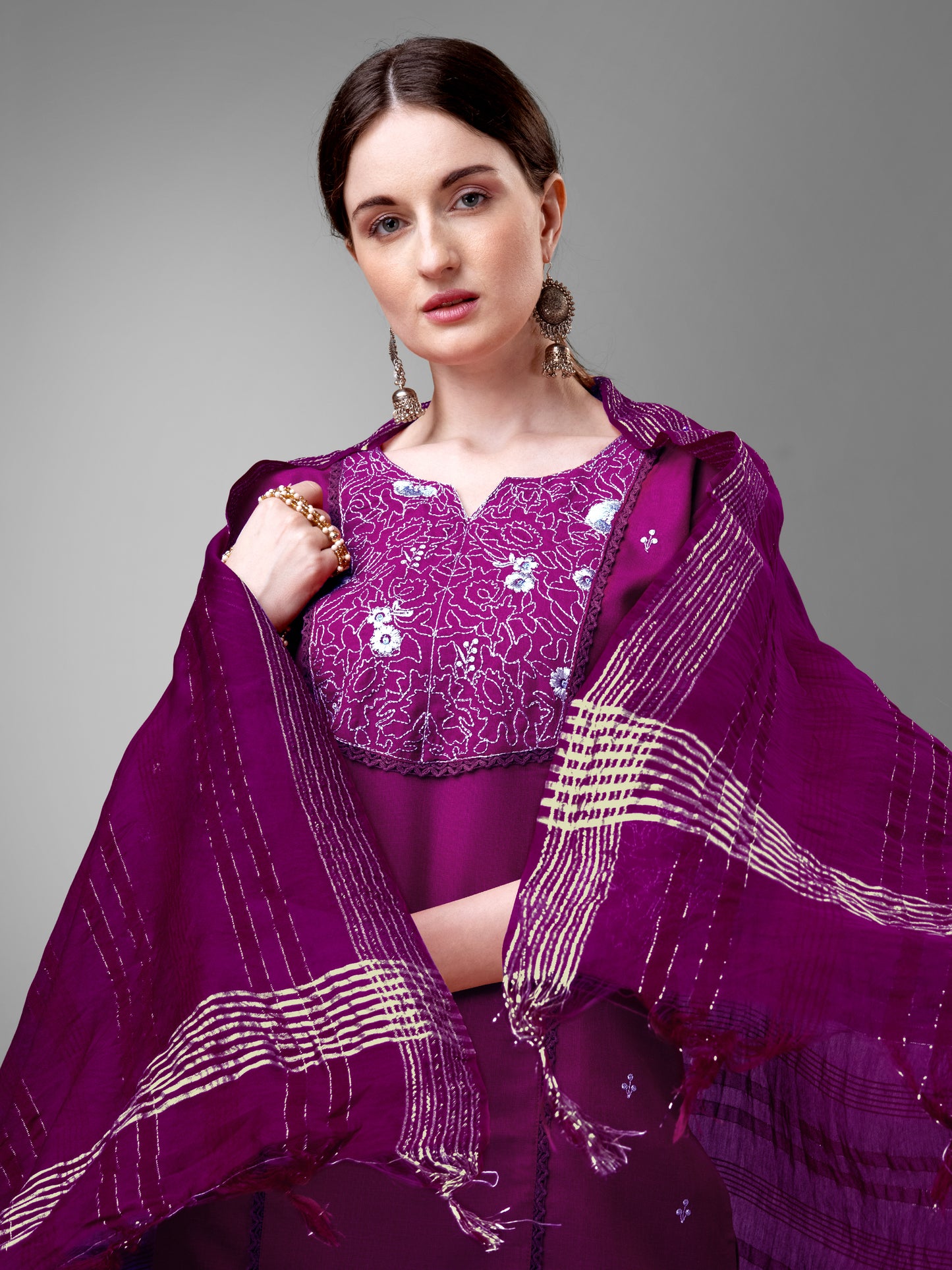 Dupatta Pant Set