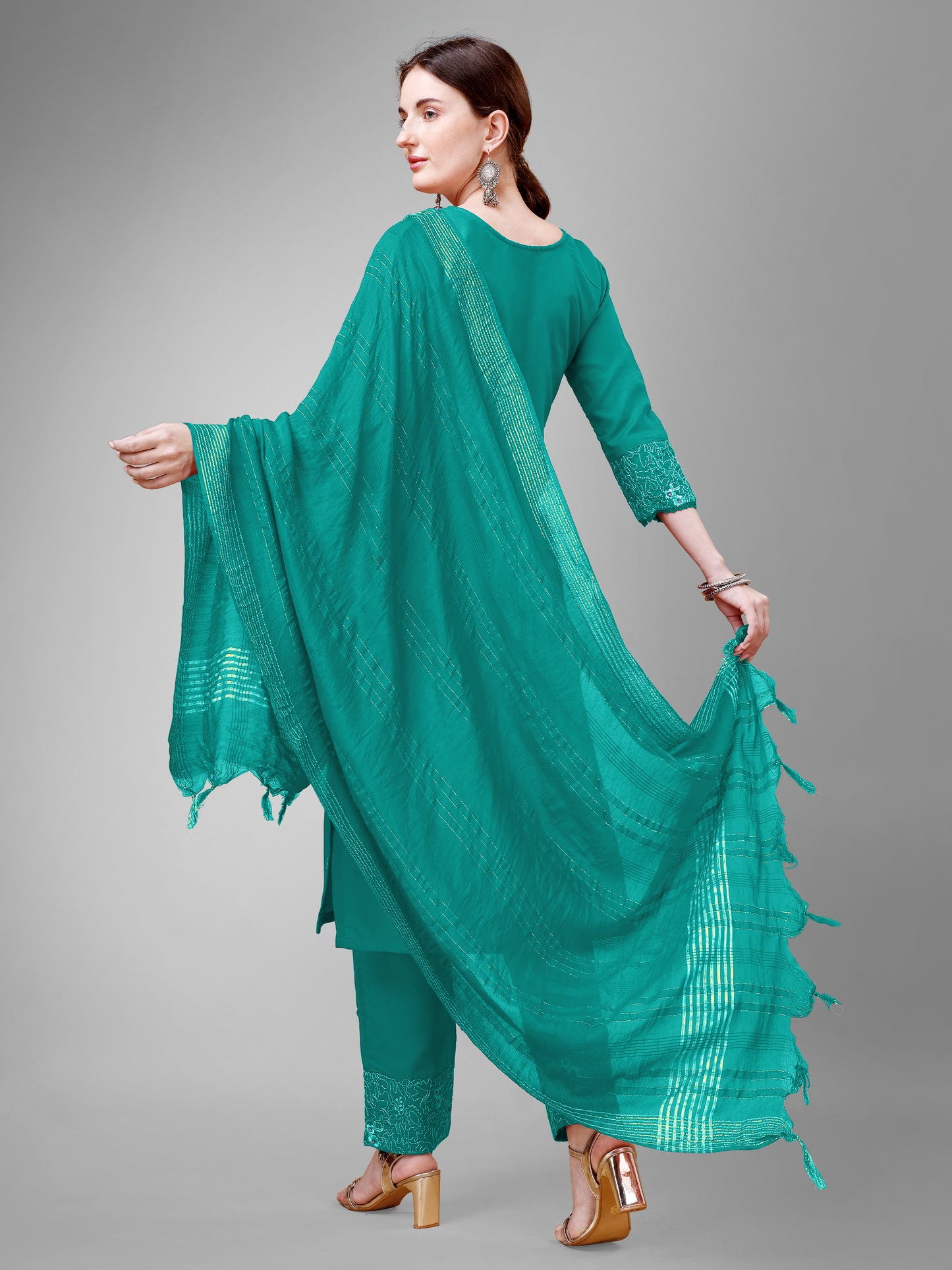 Dupatta Pant Set