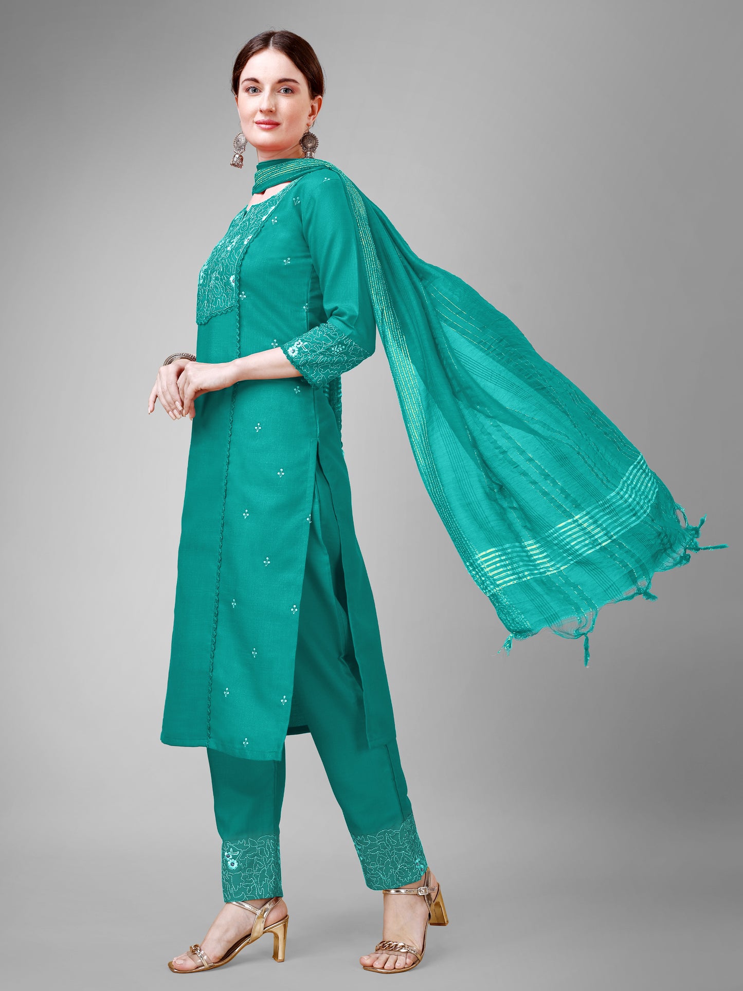Dupatta Pant Set
